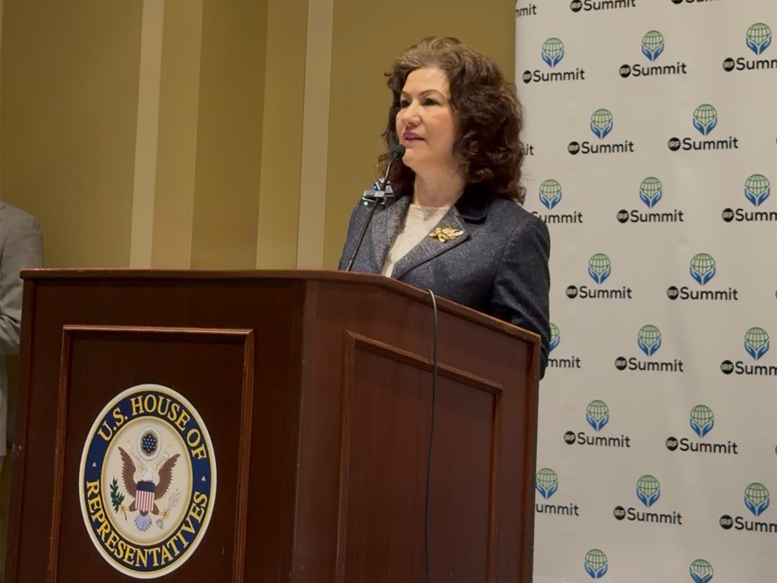 Rushan Abbas, Chairwoman of the World Uyghur Congress Executive Committee (Photo: X/@RushanAbbas)