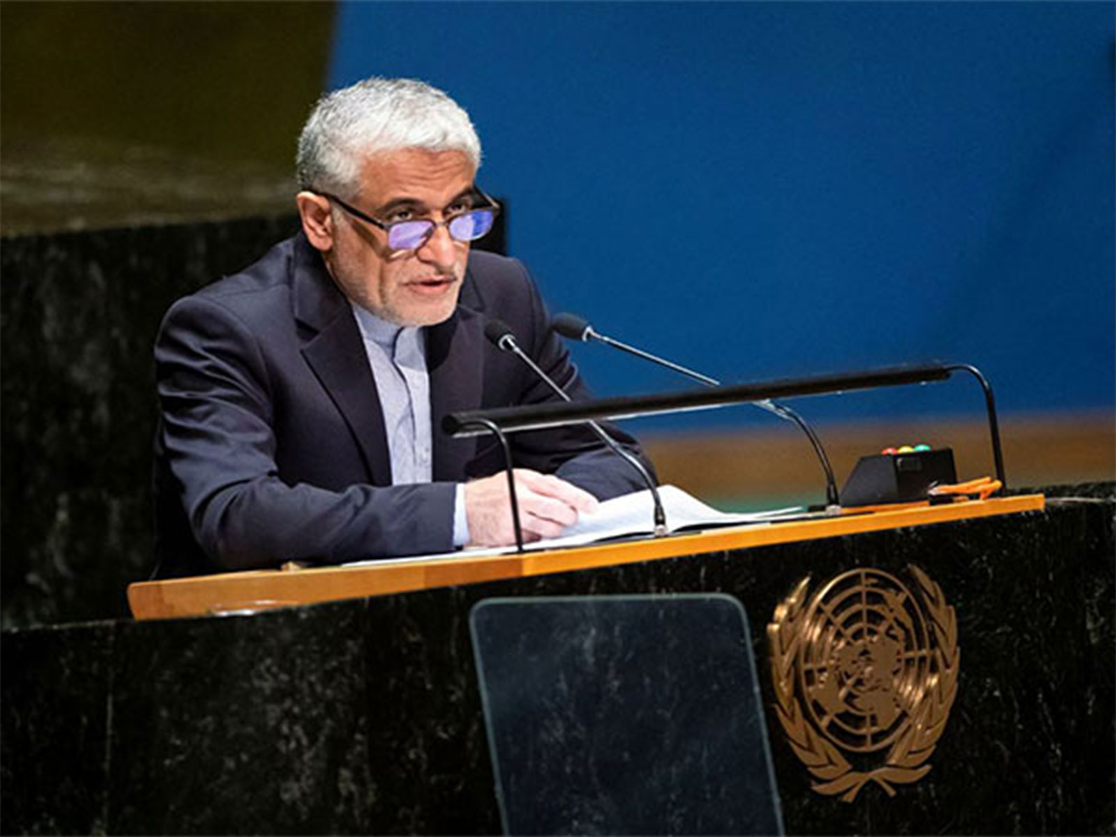Iran's envoy to the United Nations, Amir Saeid Iravani (Photo/Reuters)