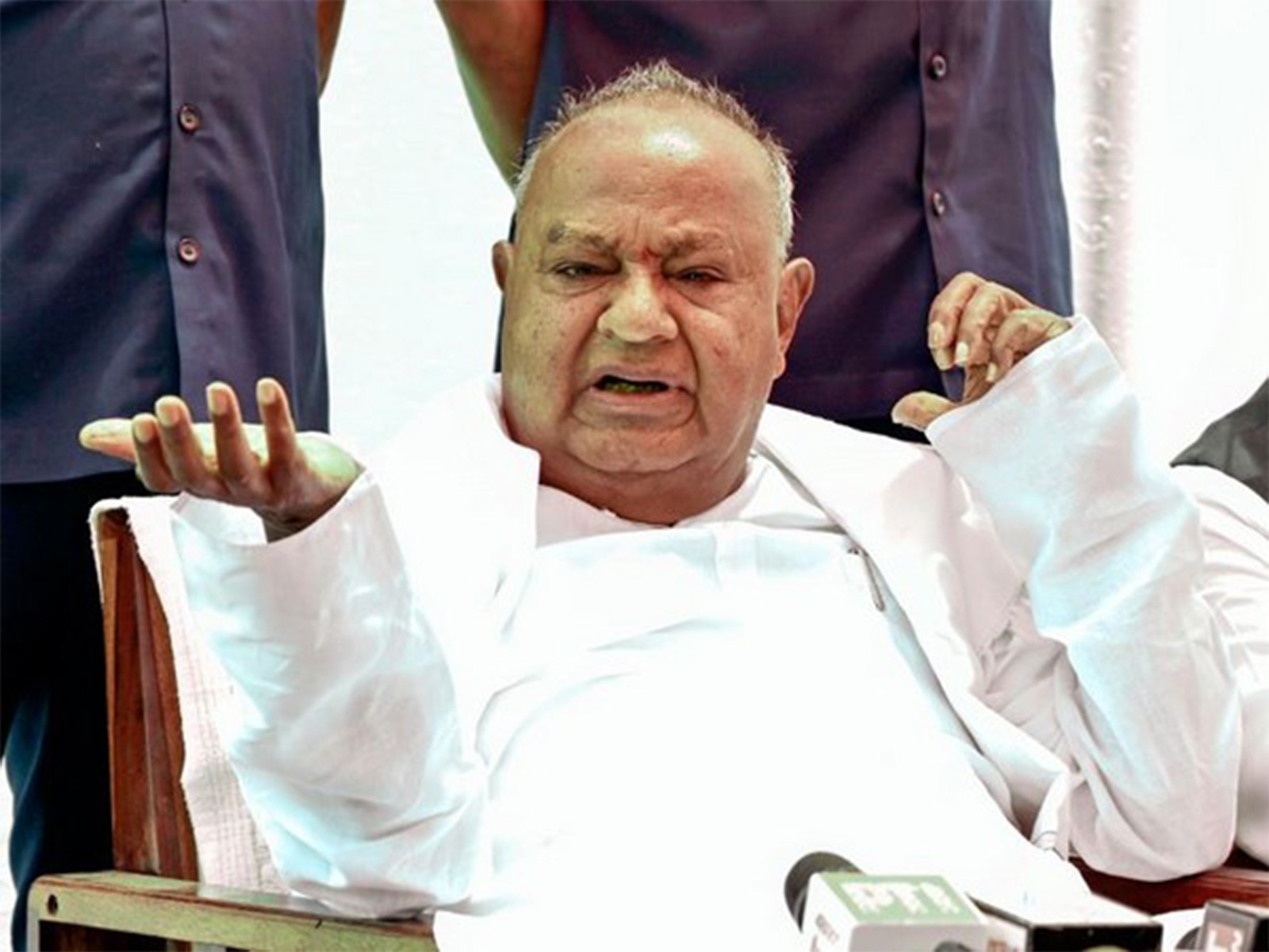Former PM H D Deve Gowda (File Photo/ANI)