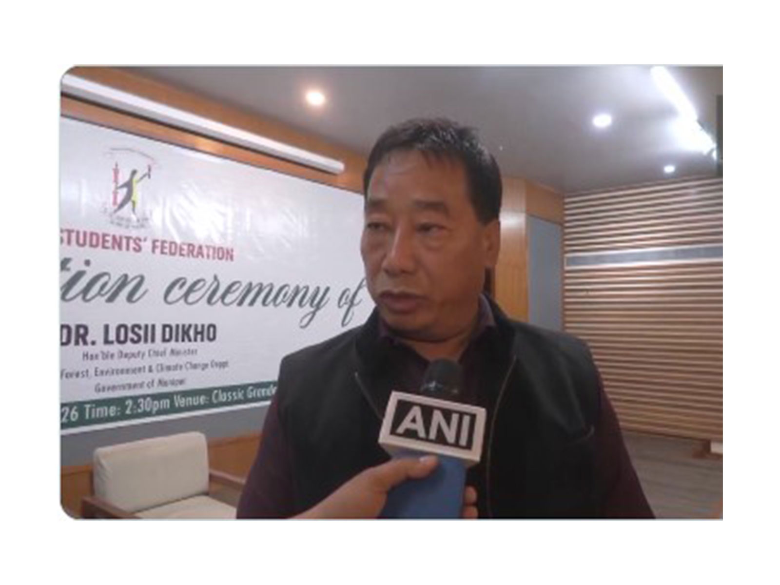 Manipur Deputy Chief Minister Losii Dikho (Photo/ANI)