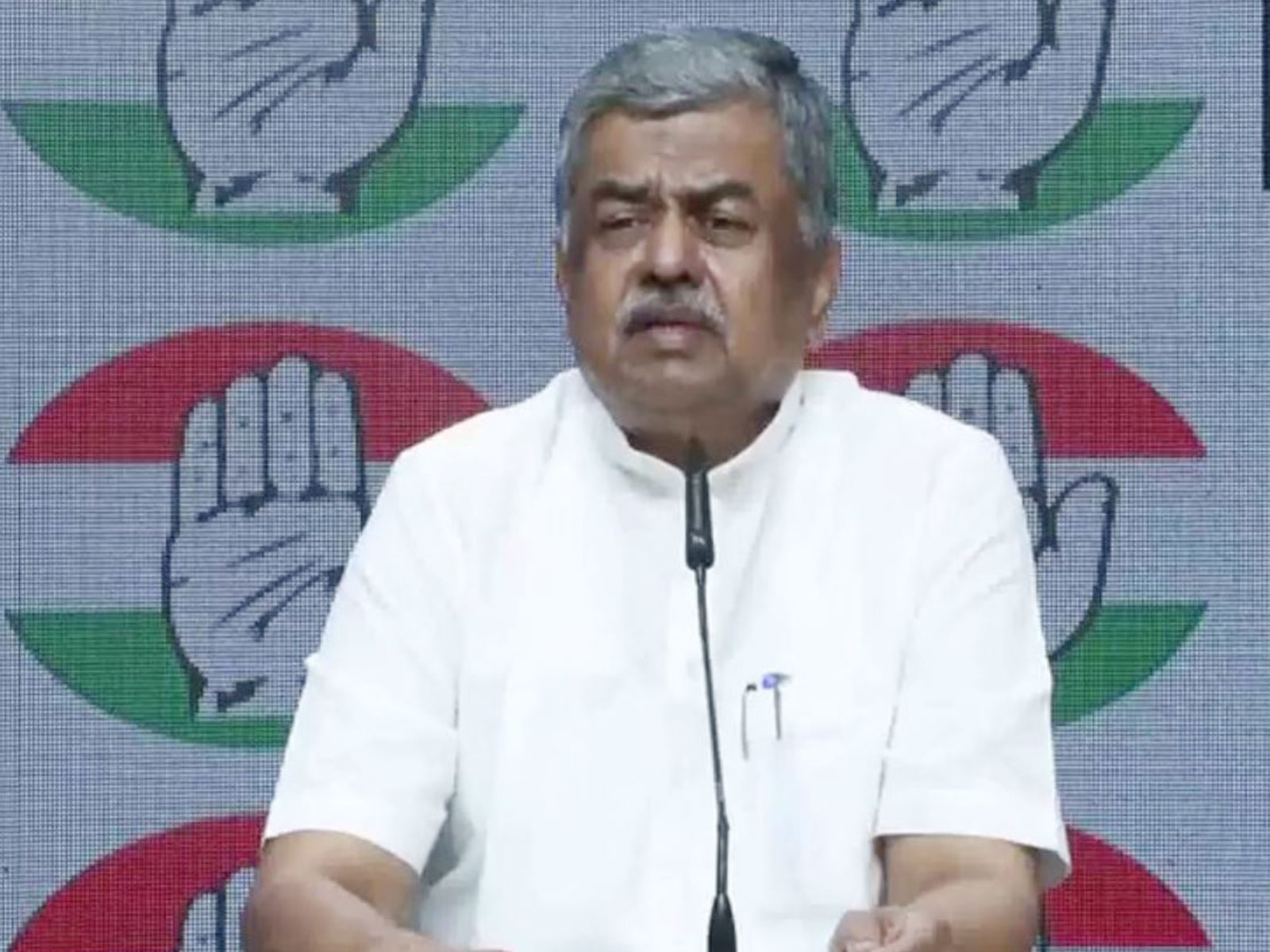 Haryana Congress in charge BK Hariprasad (Photo/ANI)