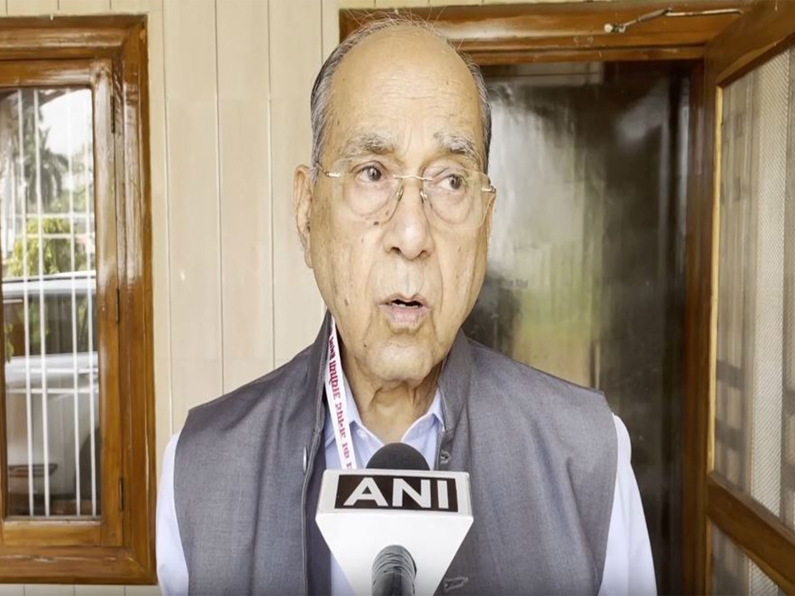 Nripendra Misra, Chairman of the Ram Mandir Construction Committee (Photo/ANI)