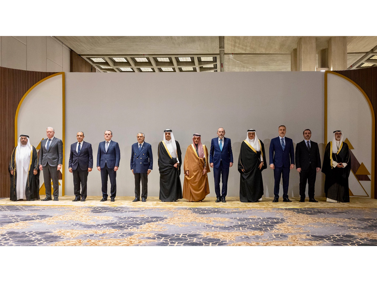 Consultative ministerial meeting of foreign ministers of the group of Arab and Islamic countries (Photo/ X @KSAmofaEN)