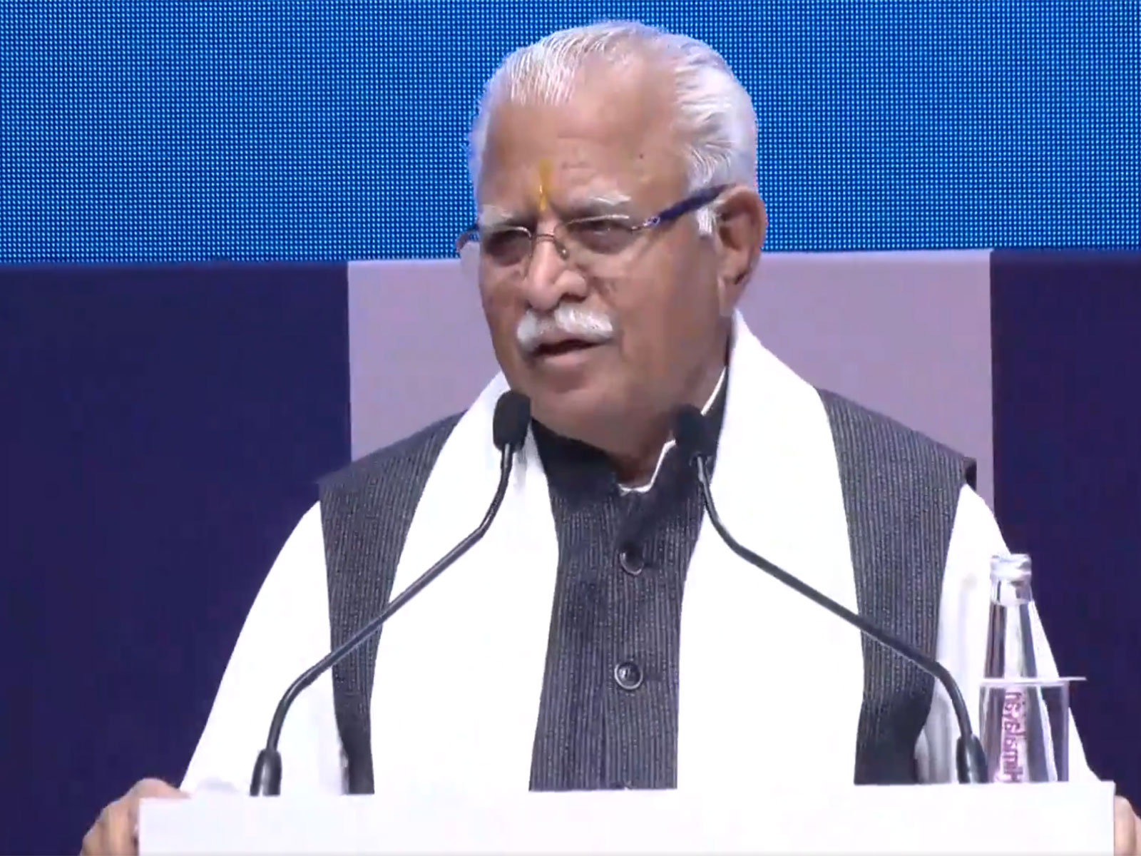 Minister of Power Manohar Lal Khattar (Photo/@BharatElectricitySummit)