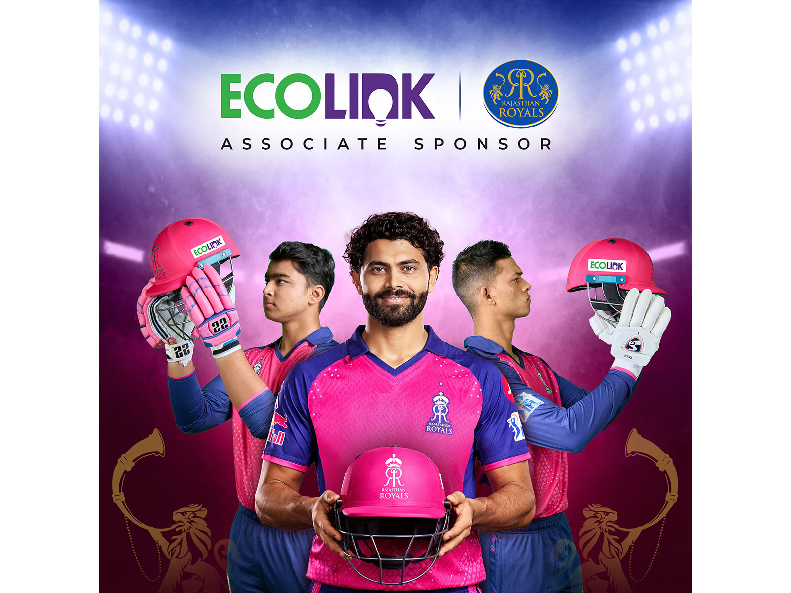 EcoLink Becomes Associate Sponsor for Rajasthan Royals