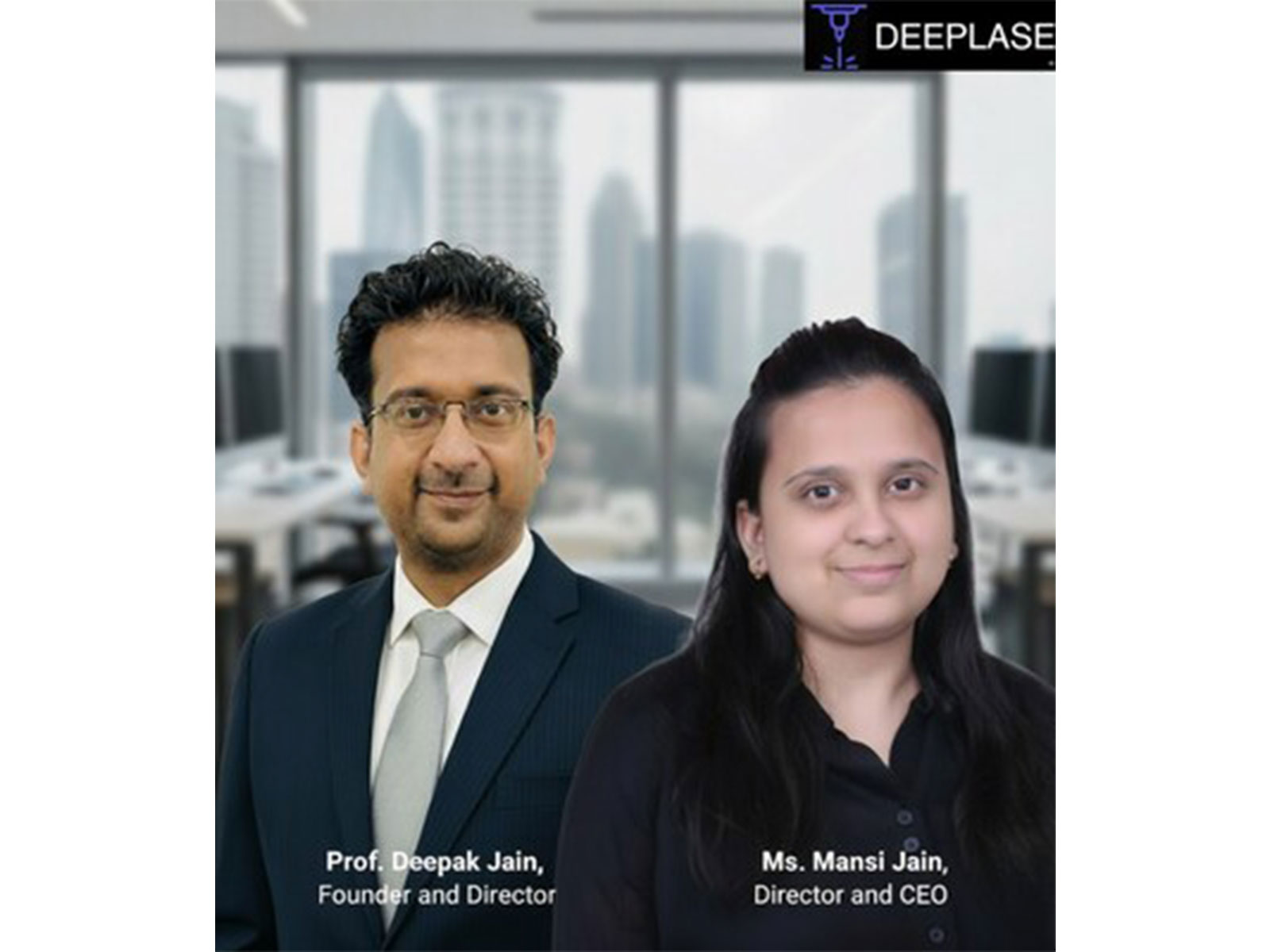 DeepLase Founders Deepak Jain and Mansi Jain