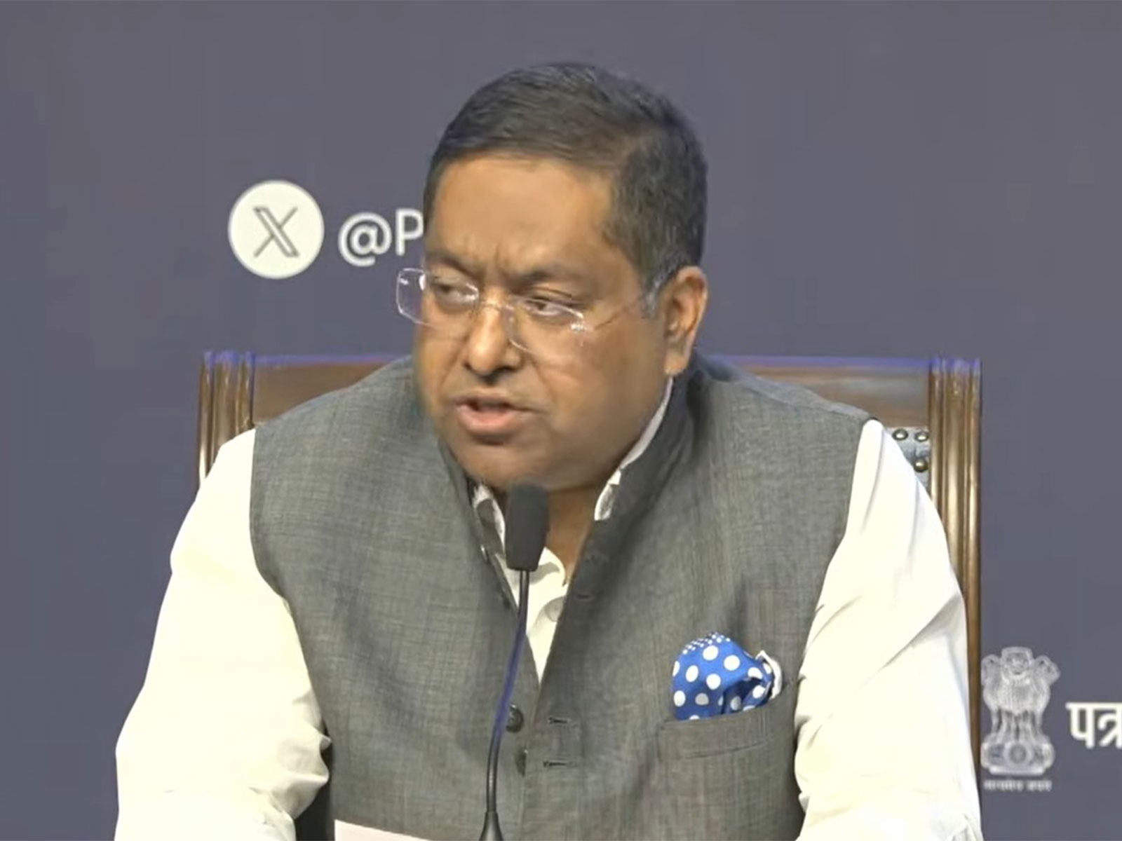 MEA Spokesperson Randhir Jaiswal (Photo/Youtube/PIBIndia)