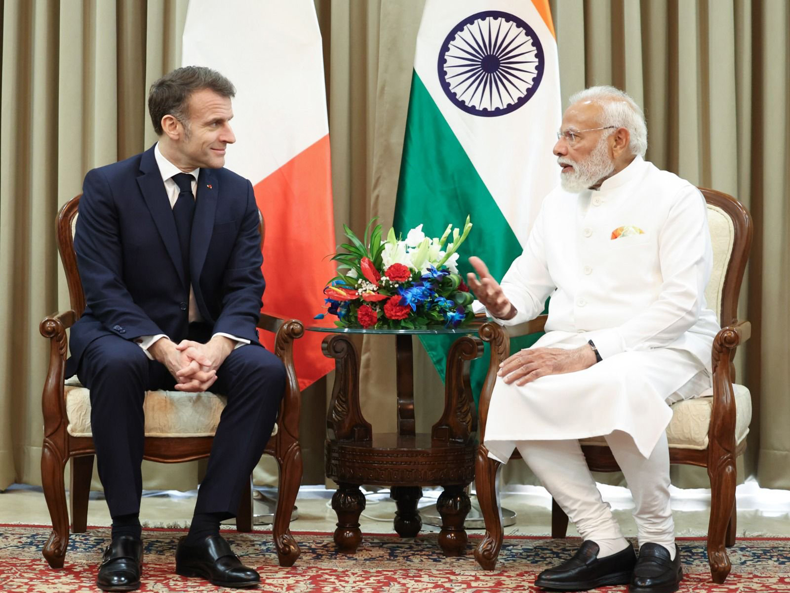 Prime Minister Narendra Modi with French President Emmanuel Macron (File Photo/X@narendramodi)