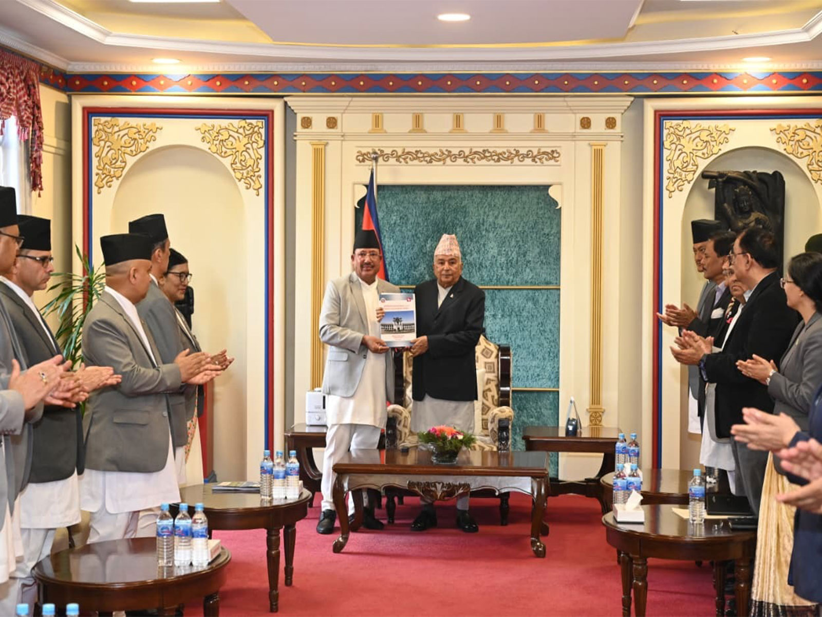 Government formation process begins in Nepal; EC submits poll report to President (Photo/Office of the President, Nepal)