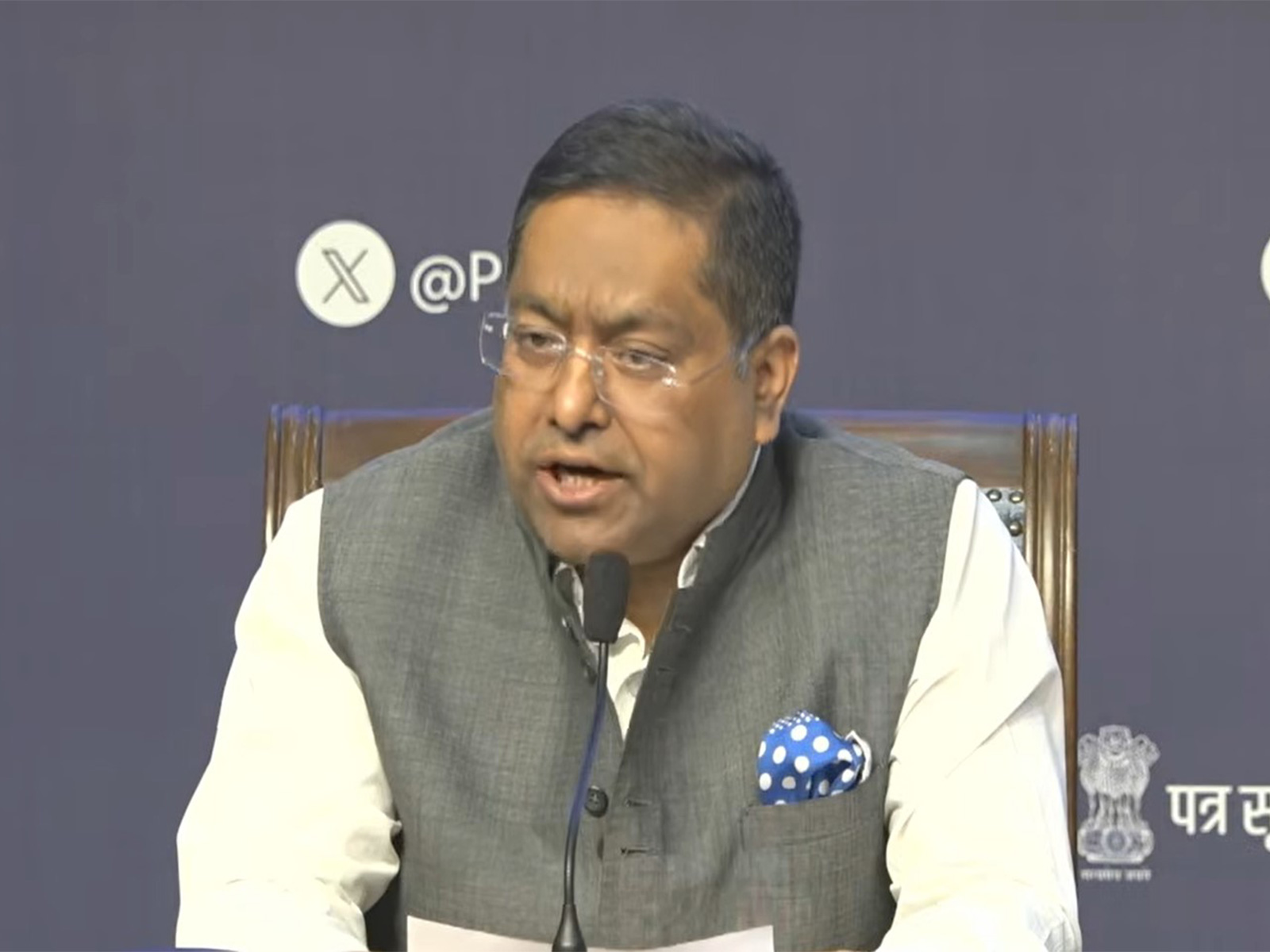 MEA Spokesperson Randhir Jaiswal (Photo/Youtube/PIBIndia)