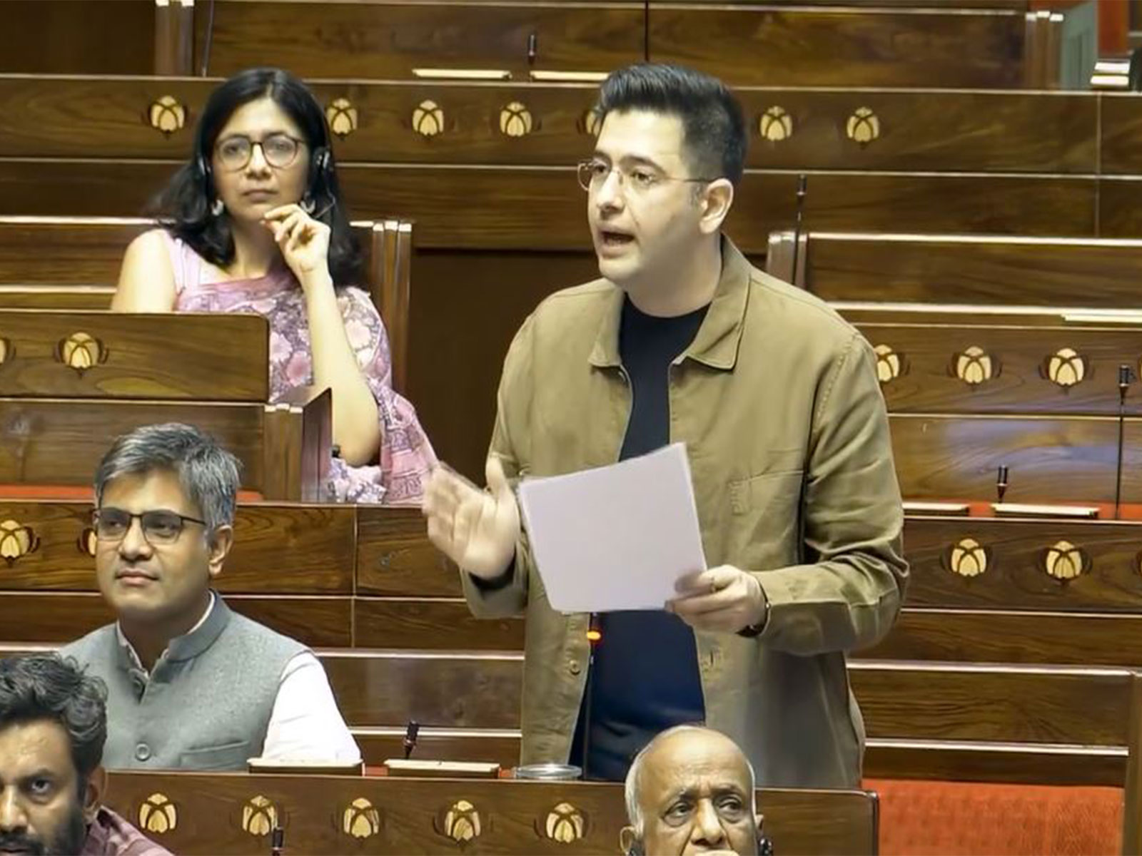 AAP MP Raghav Chadha (Photo/Sansad TV)