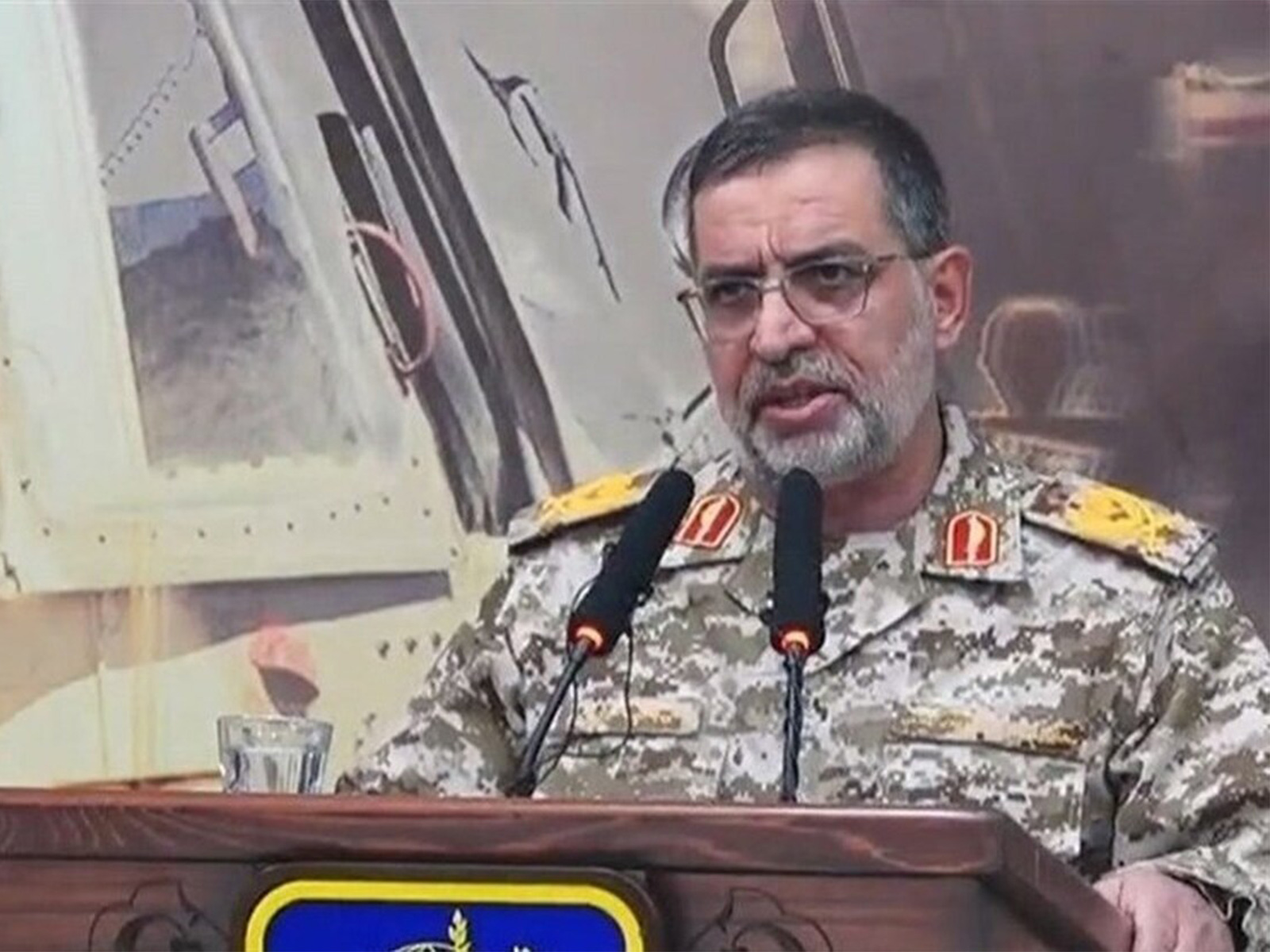 IRGC Spokesman Brigadier General Ali Mohammad Naeini (Photo/ Iranian state media)