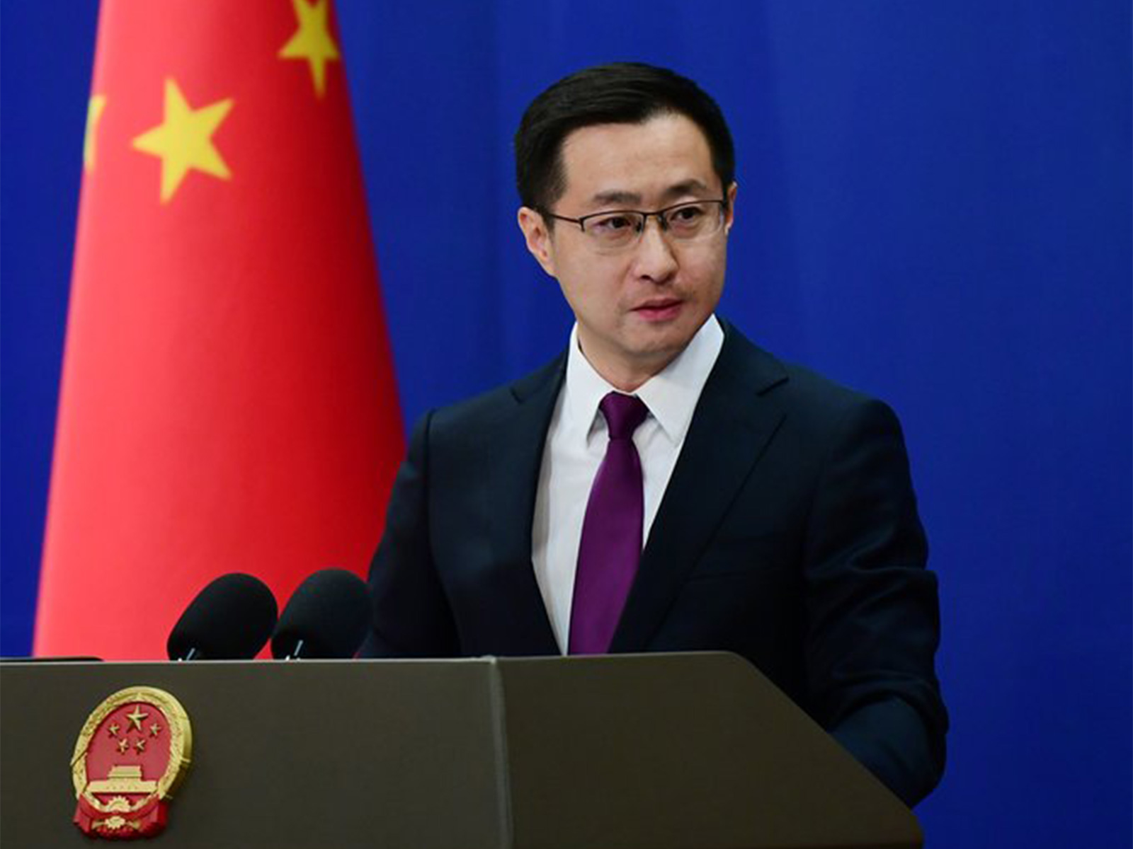 Chinese Foreign Ministry spokesperson Lin Jian (Photo: X/@MFA_China)