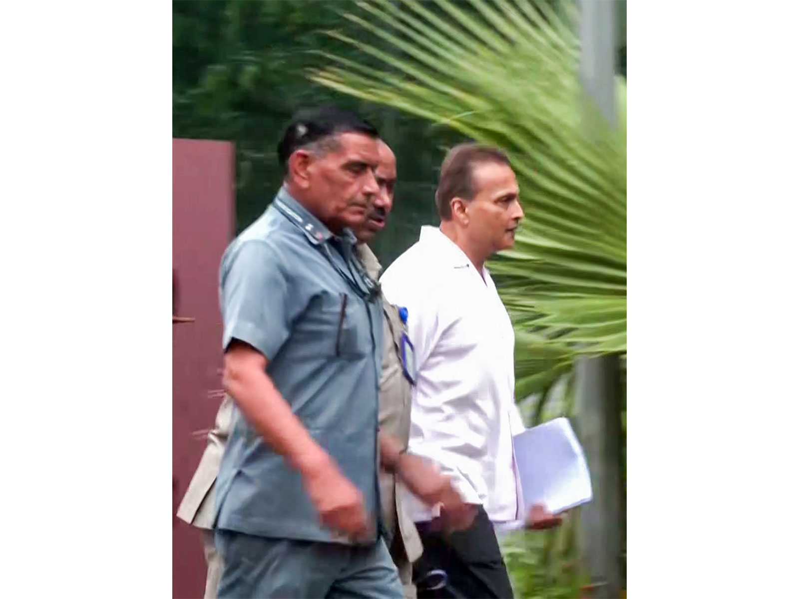 Industrialist Anil Ambani at CBI HQ (Photo/ANI)