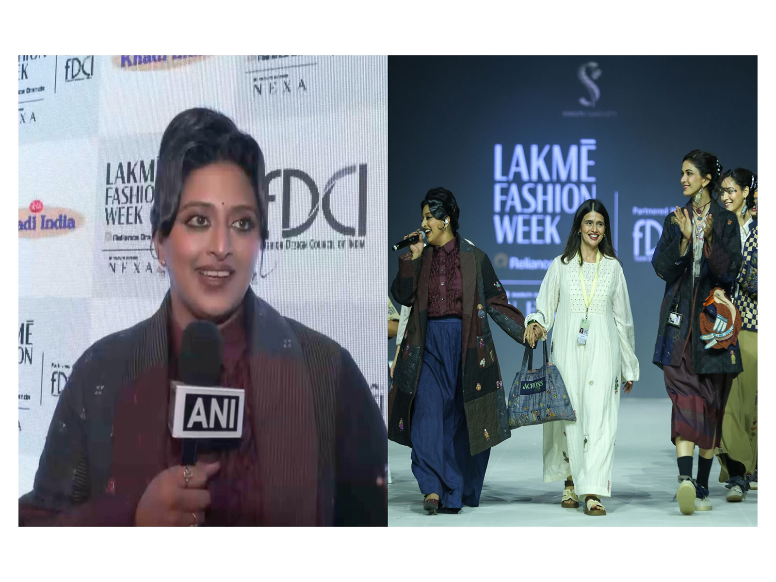 Singer Raja Kumari at Lakme Fashion Week (Photo/ANI/FDCI)