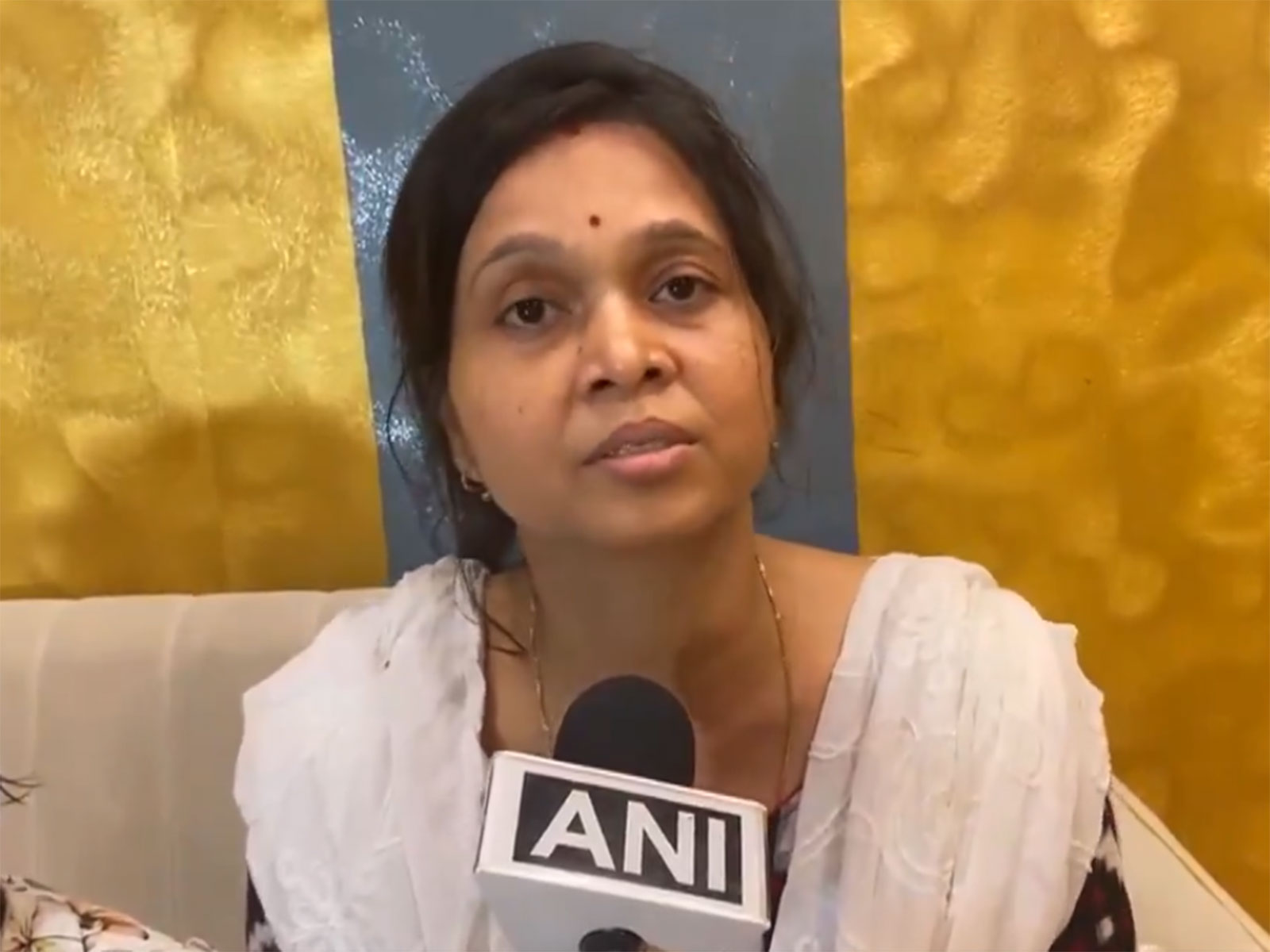 Seafarer's wife Smruti Rekha Sahu (Photo/ANI)