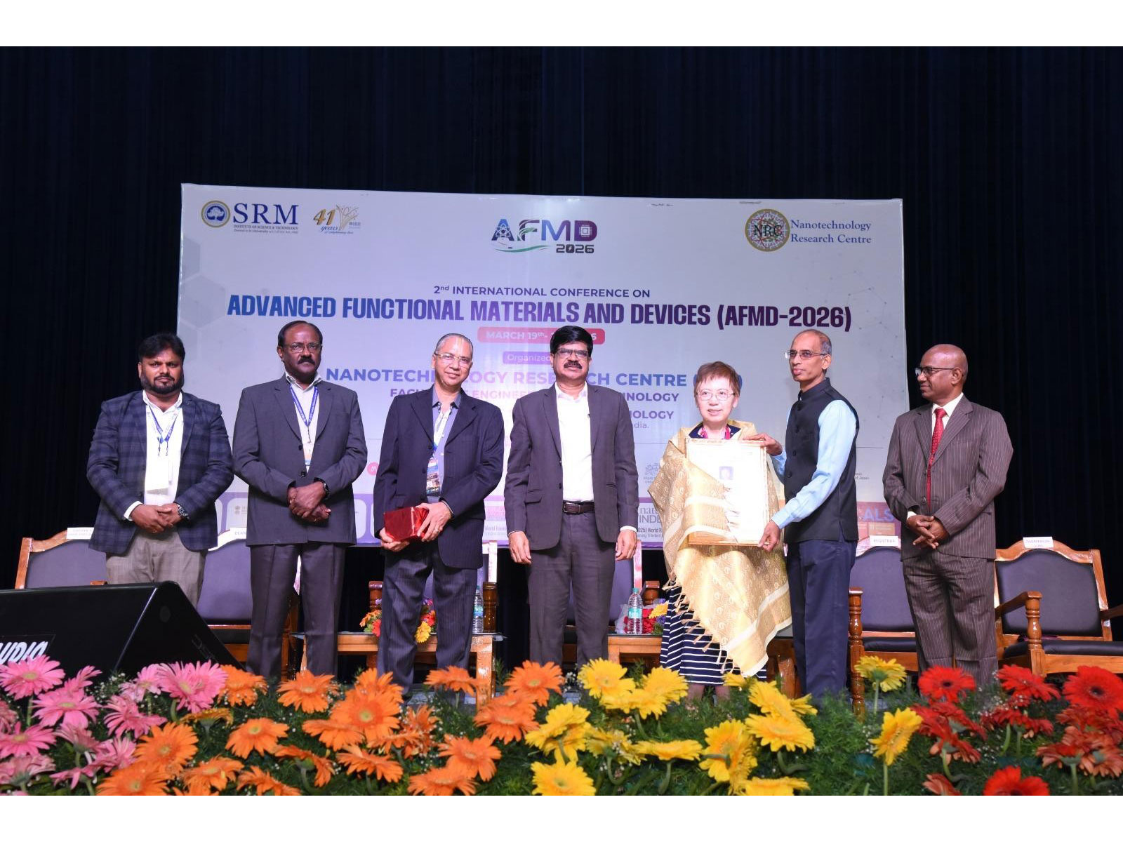 SRMIST hosted AFMD conference and award ceremony recognising contributions by scientists in advanced materials research
