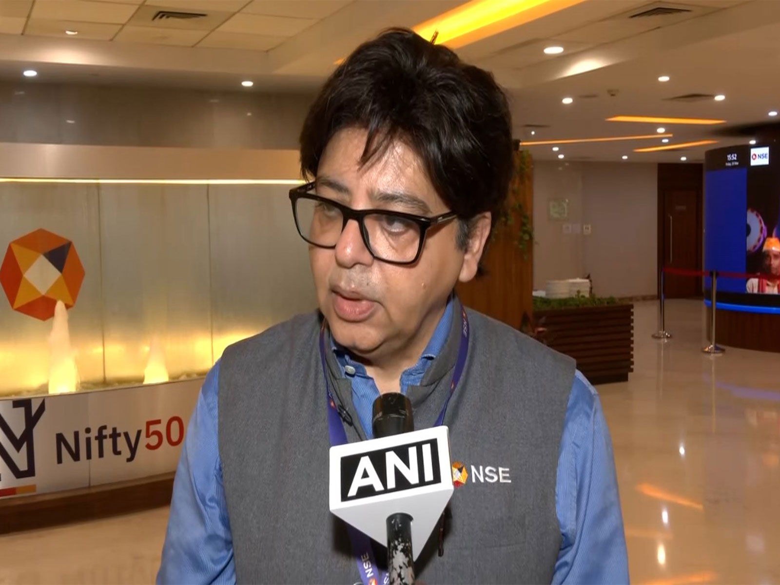 Harish K Ahuja, Head of Sustainability, Power & Carbon Markets, Listing & Social Stock Exchange, National Stock Exchange of India (NSE) (Photo/ANI)