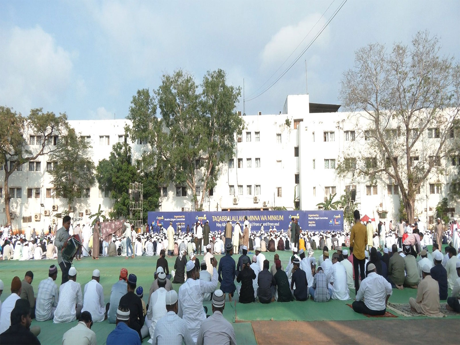People gather to celebrate Eid-ul-Fitr (Photo/ANI)