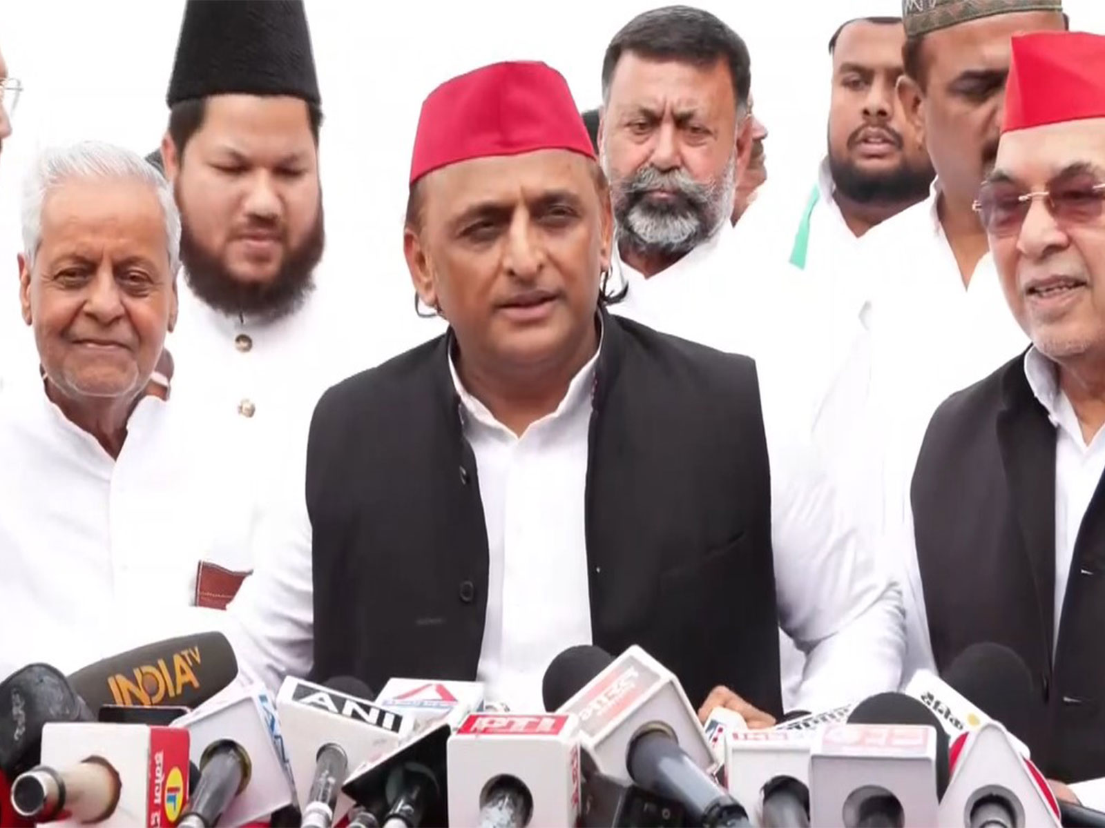 Samajwadi Party (SP) chief Akhilesh Yadav (Photo/ANI)