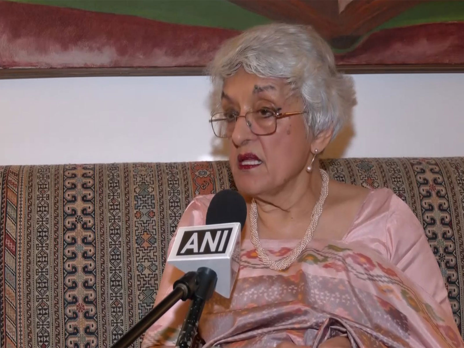  Former Indian diplomat Veena Sikri (Photo/ANI)