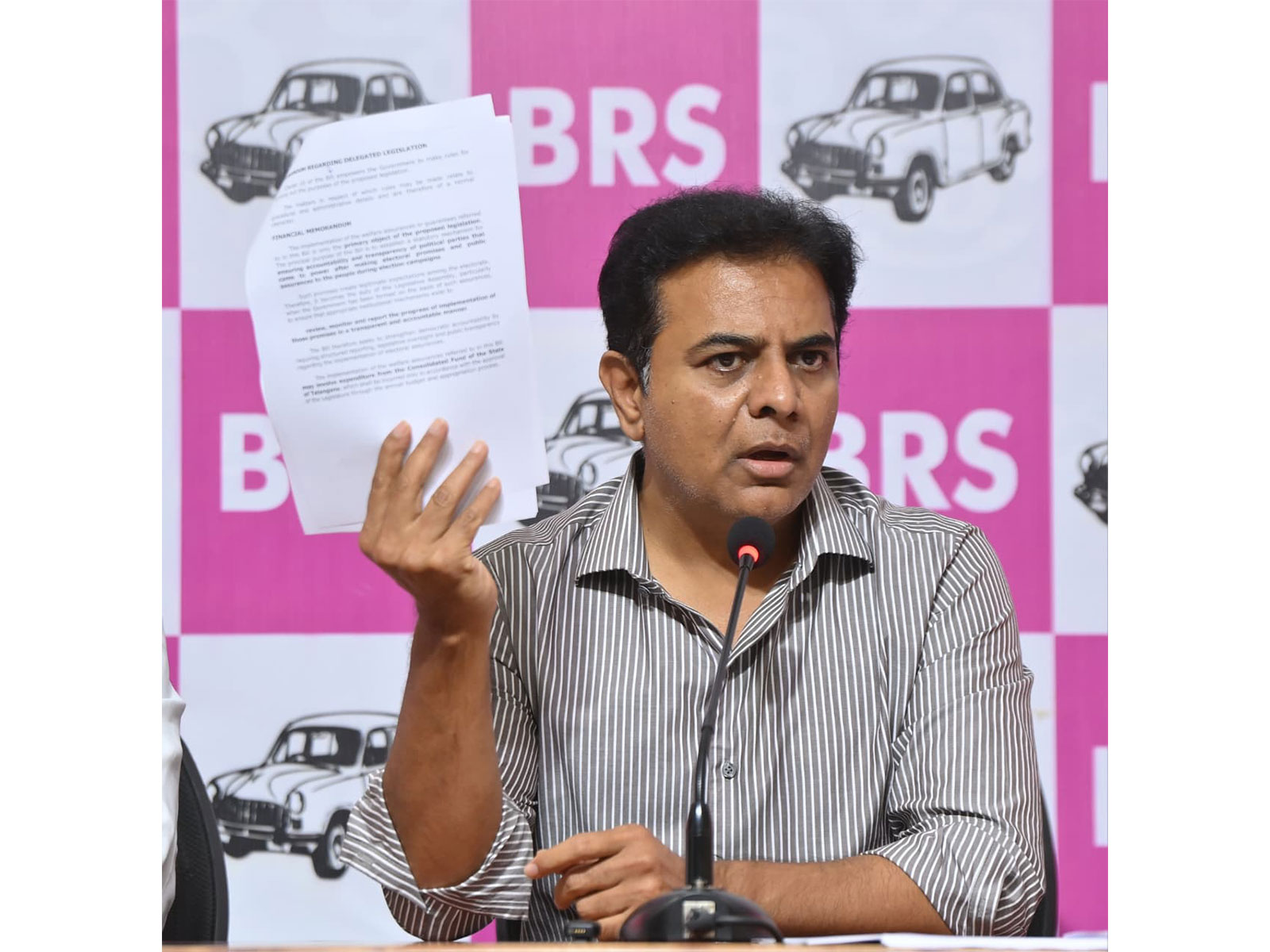 BRS Working President KT Rama Rao (Photo/BRS) 