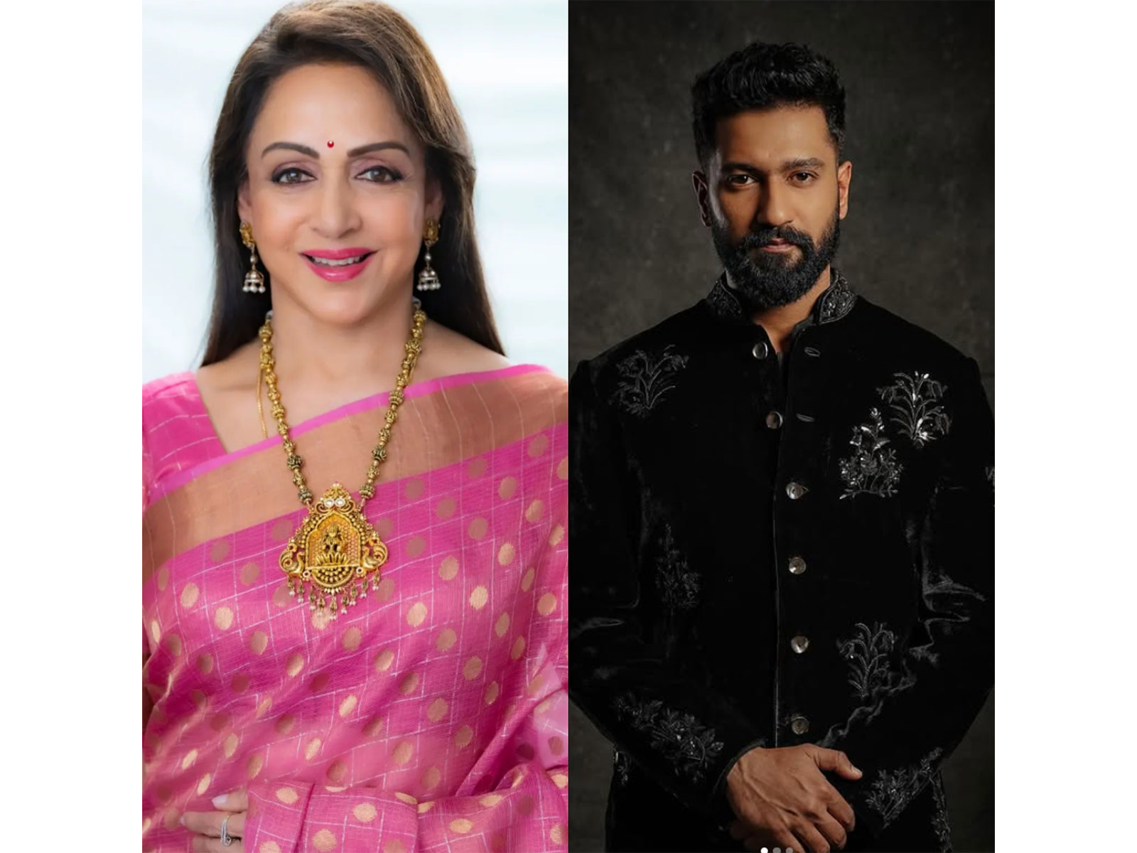 Hema Malini, Vicky Kaushal (Photos/Instagram/ @dreamgirlhemamalini, @vickykaushal09)
