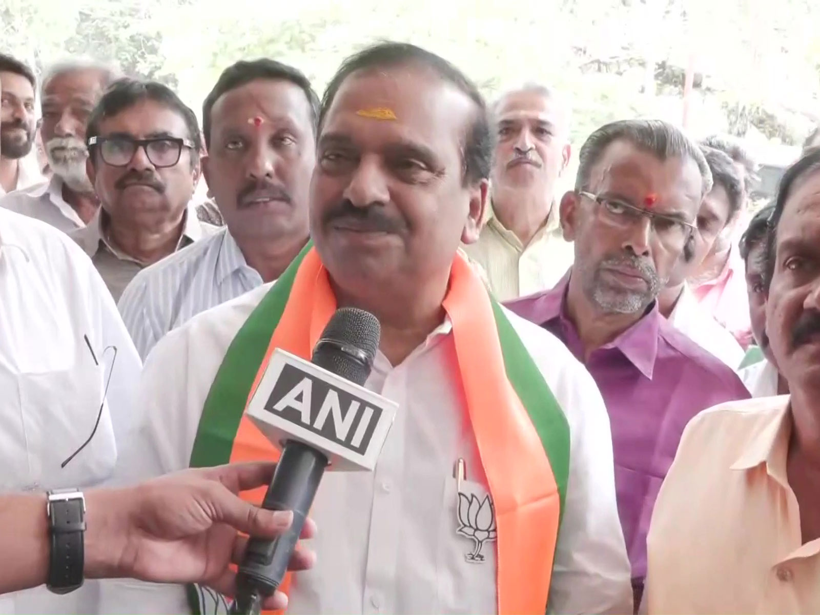BJP candidate PK Krishnadas (Photo/ANI)