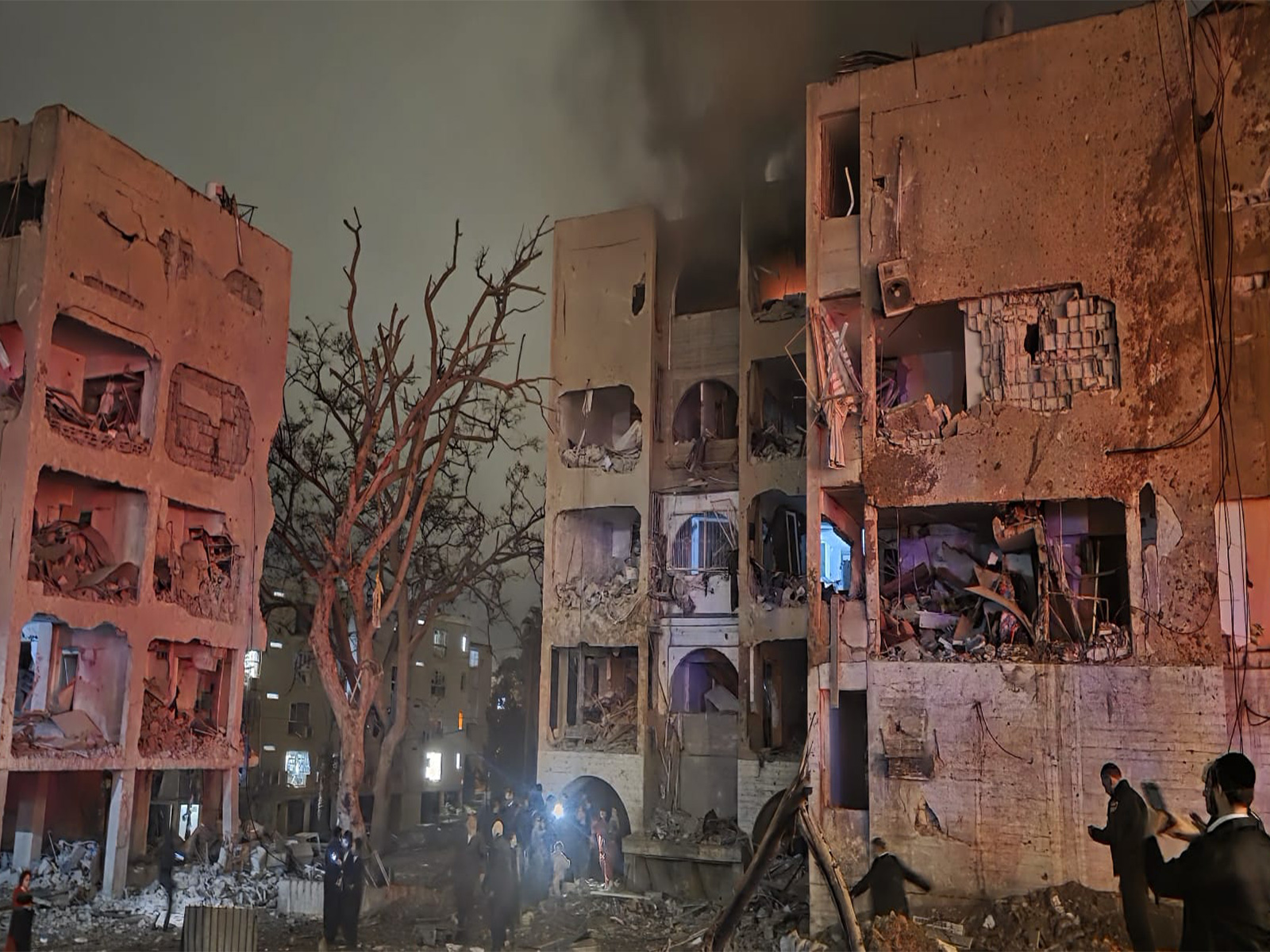 Visuals from the missile attack site in Israel (Photo: X@IsraelMFA)