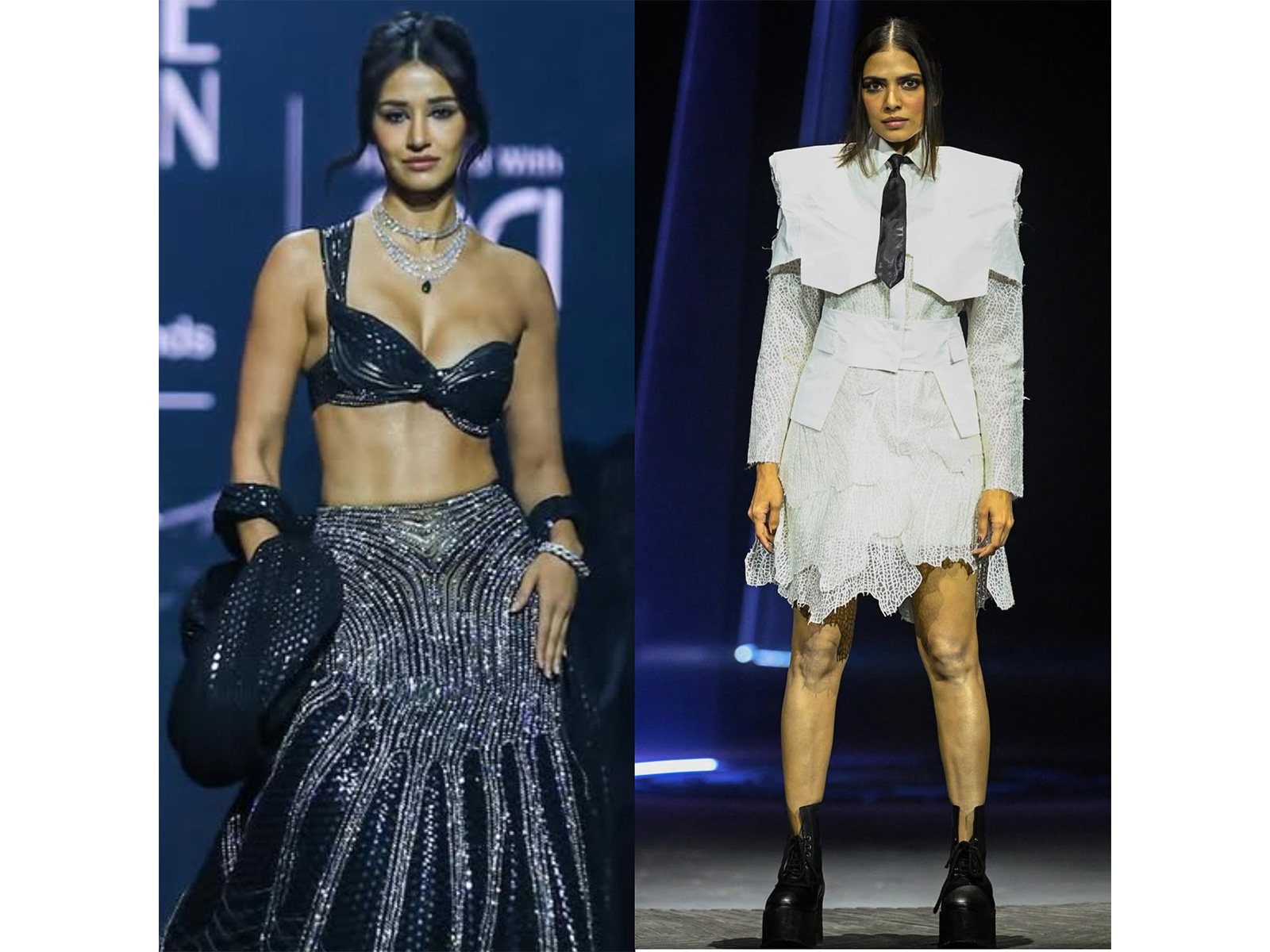 Disha Patani, Malavika Mohanan (Photo/Instagram@lakmefashionwk)