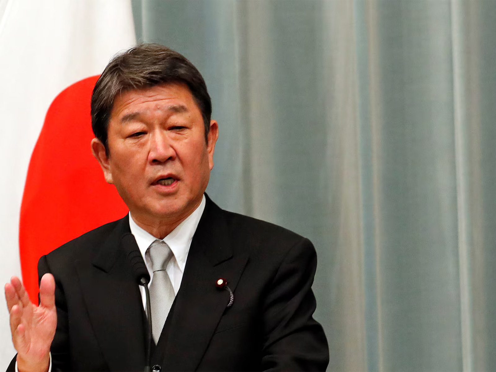 Japanese Foreign Minister Toshimitsu Motegi (Photo/Reuters)