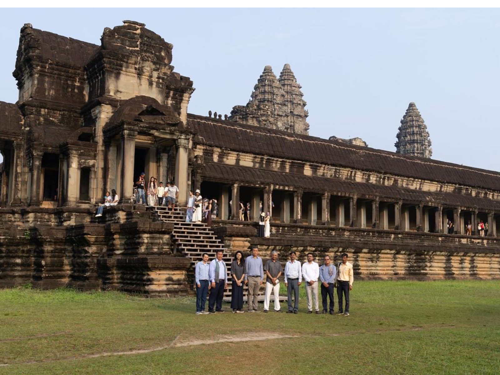 Secretary (East) in the Ministry of External Affairs (MEA), P. Kumaran, visited the Angkor Wat Temple (Photo/@MEAIndia)