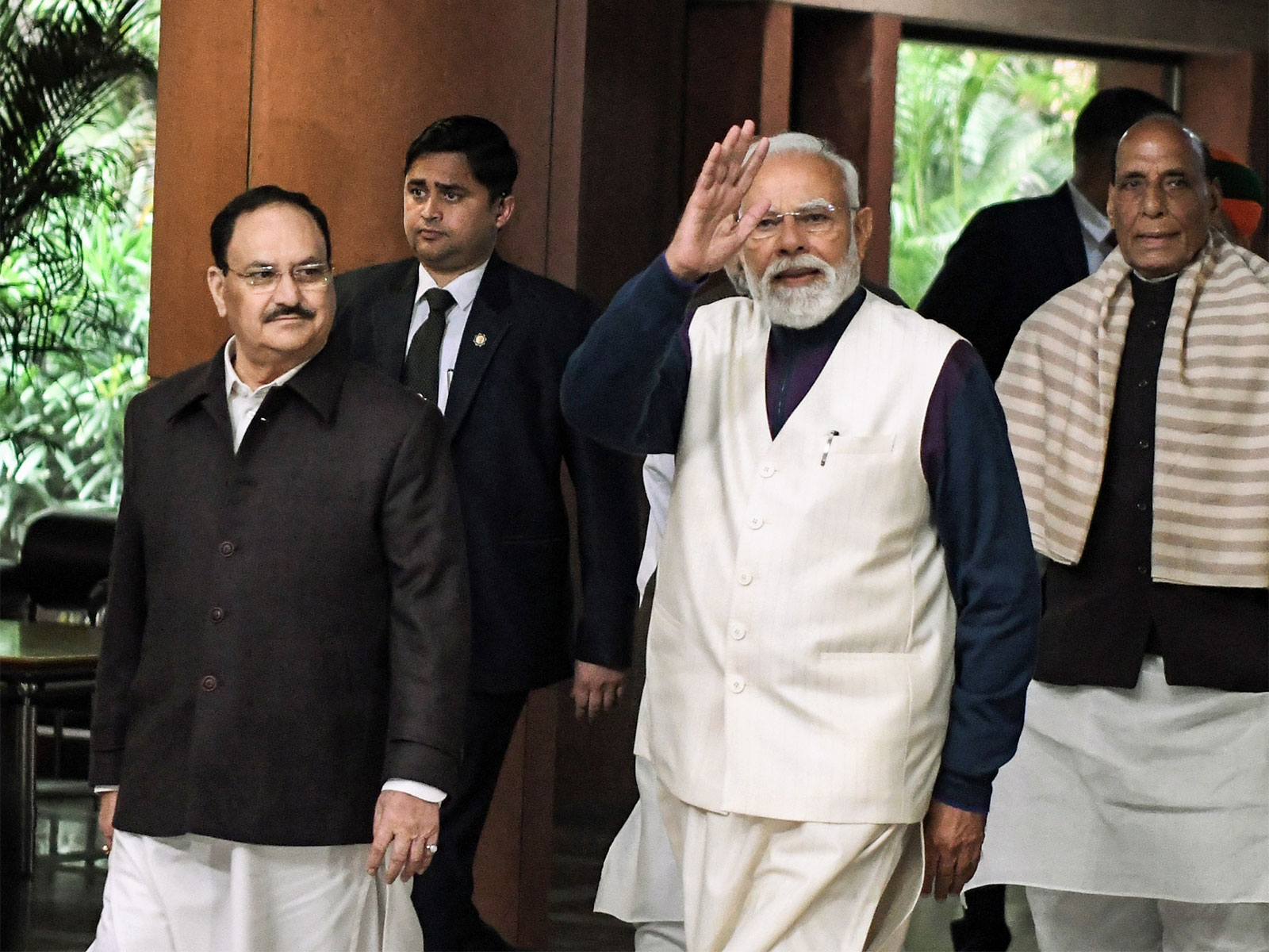 Union Health Minister JP Nadda with Prime Minister Narendra Modi (File Photo/ANI)