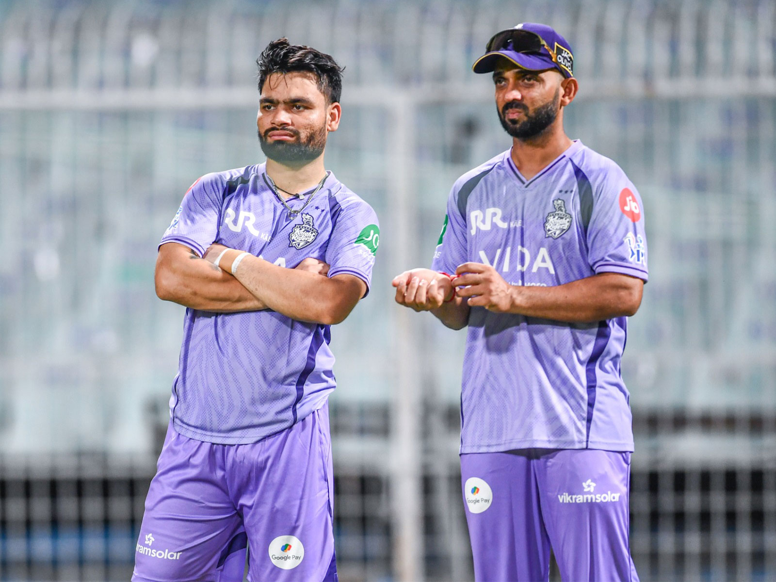 Rinku Singh (left) and Ajinkya Rahane (right) (Photo: KKR)