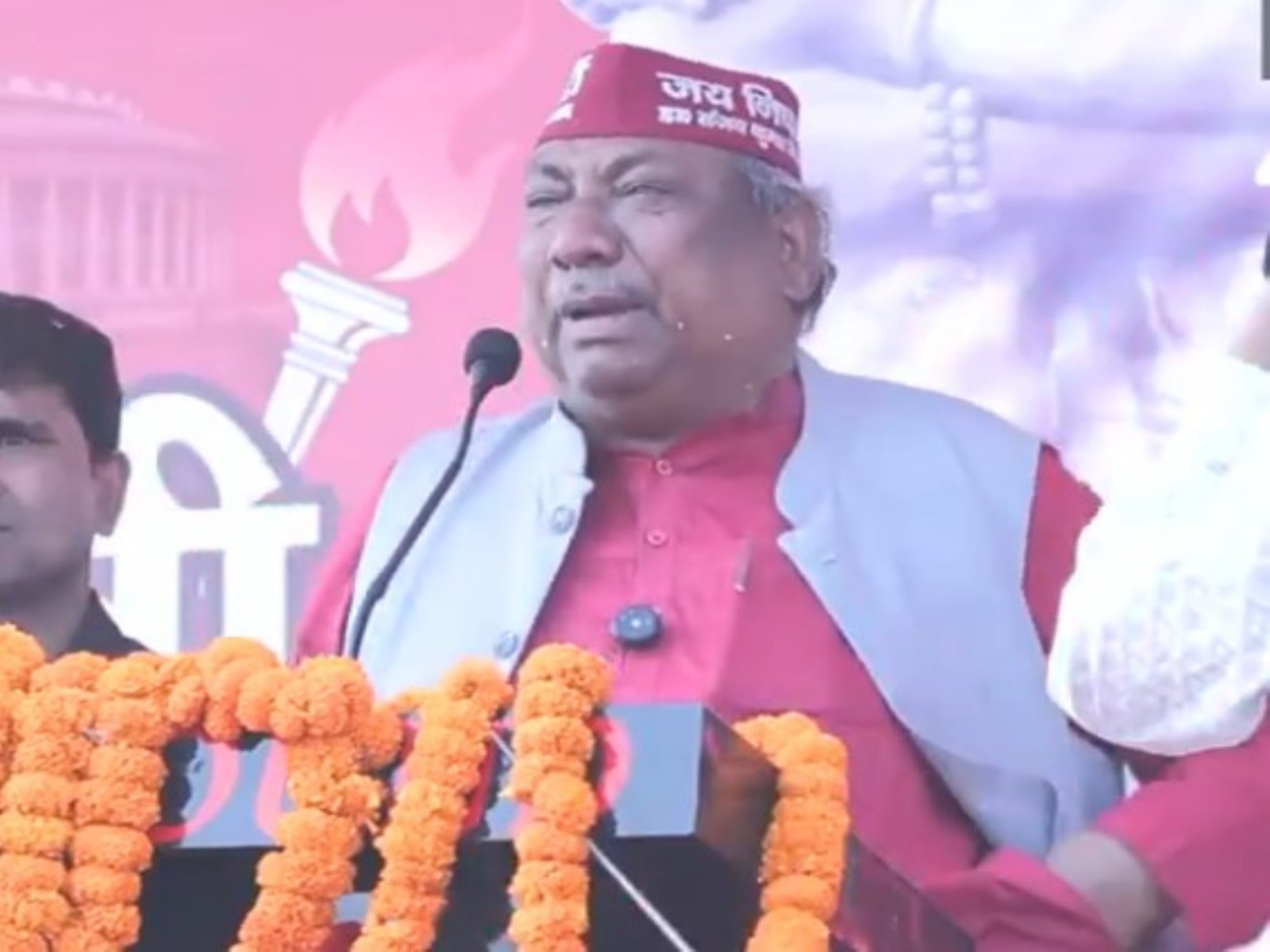 Uttar Pradesh Minister of Fisheries Sanjay Nishad (Photo/ANI)