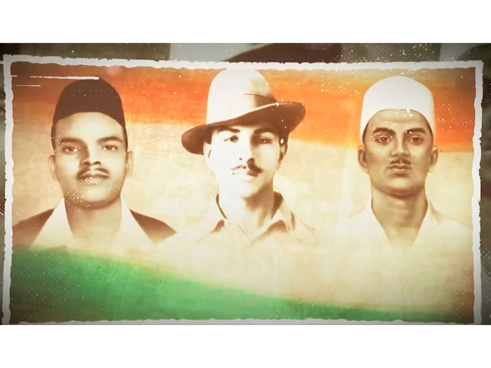 Freedom fighters Bhagat Singh, Shivaram Rajguru and Sukhdev Thapar (Photo: x/@narendramodi)