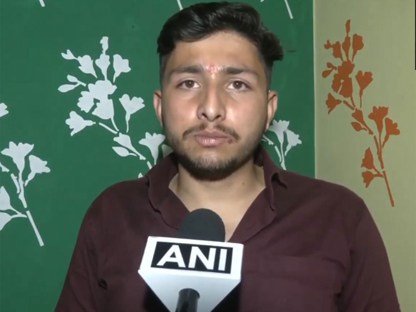 ABVP Jammu and Kashmir Secretary Sanak Shrivats (Photo/ANI)