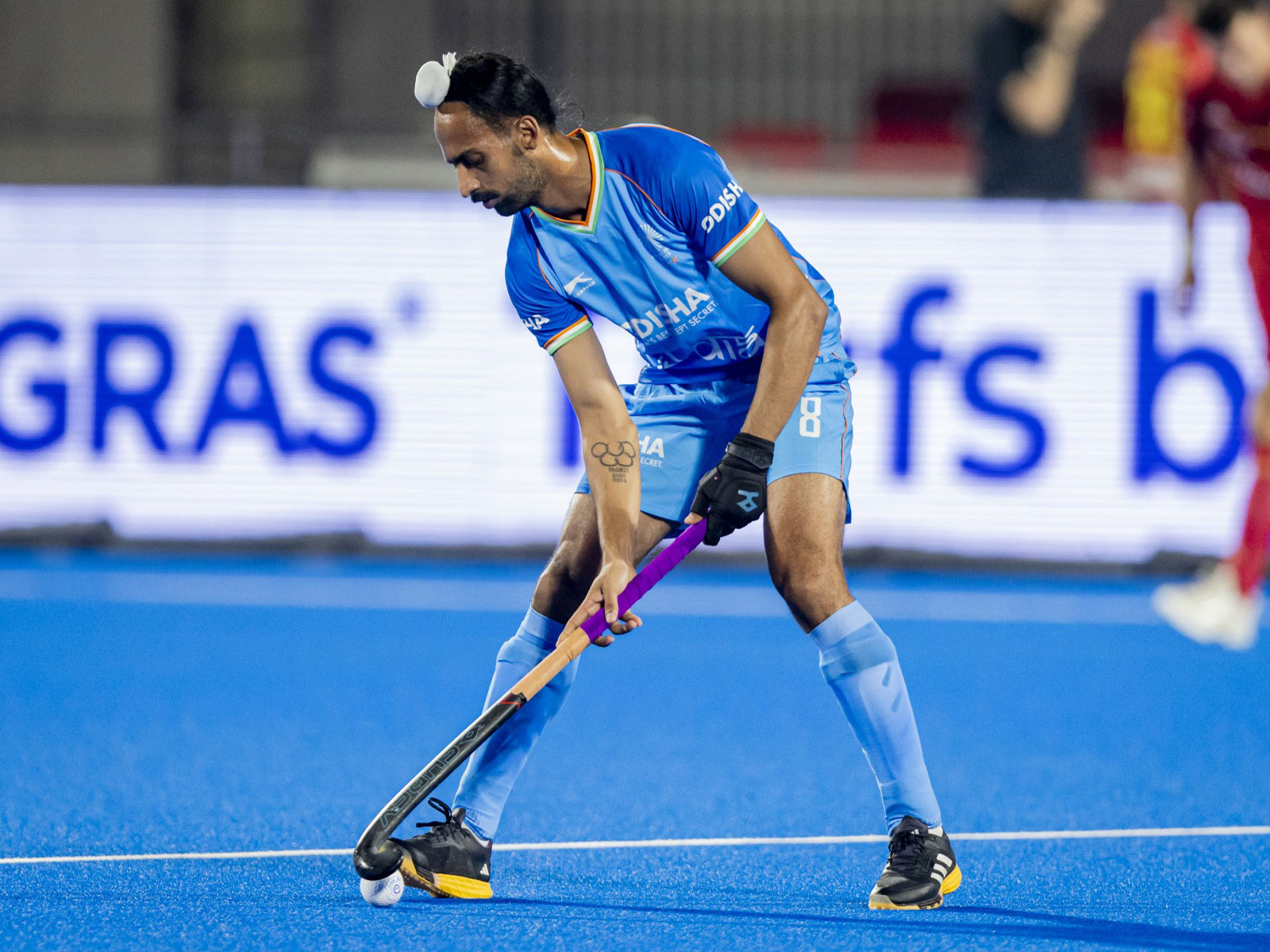 Hardik Singh in action. (Photo: Hockey India)