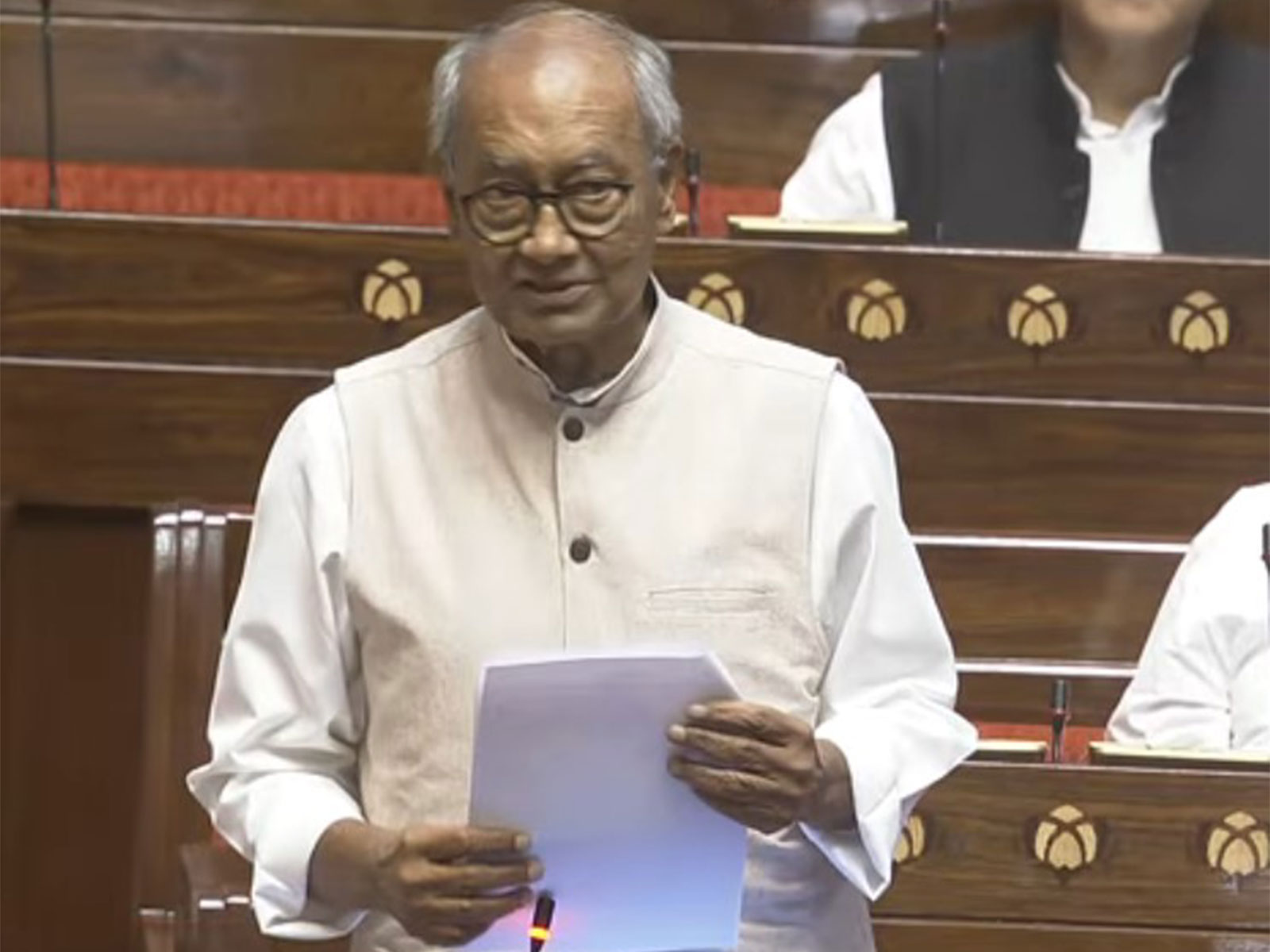 Congress MP Digvijaya Singh (Photo/Sansad TV)
