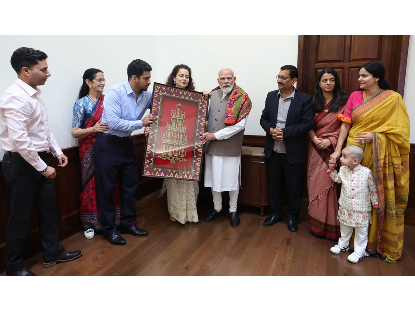 BJP MP Kangana Ranaut meets with PM Narendra Modi (Image source: Kangana's Instagram)