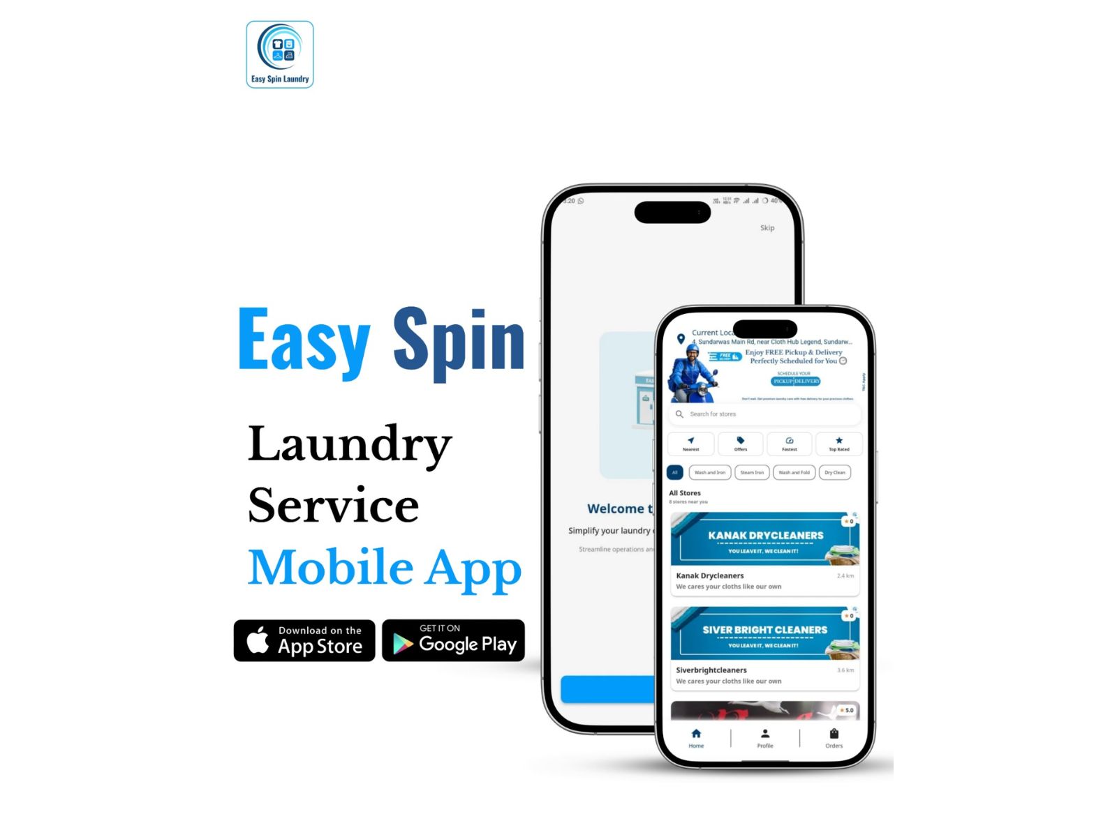 Easy Spin: Best App-Based Laundry & Dry Cleaning Service in Jaipur and Hyderabad