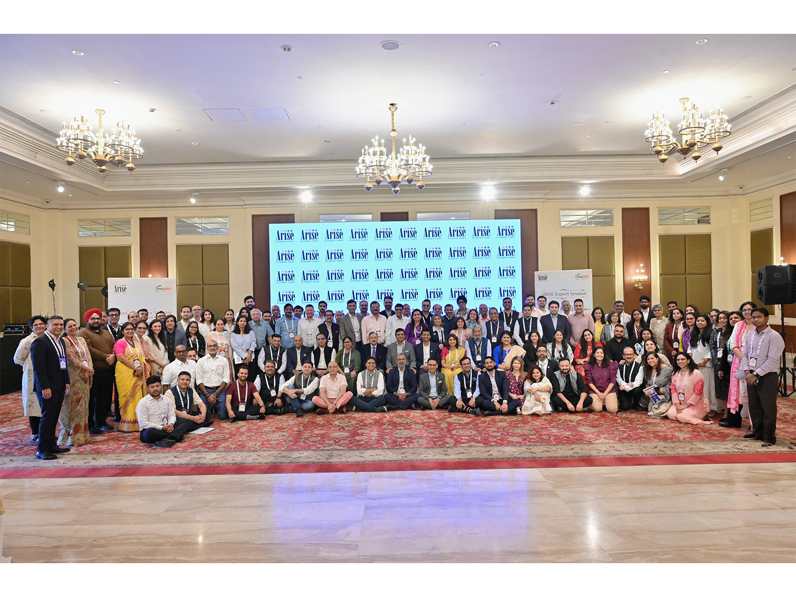 ARISE members from across India at the ARISE Members' Meeting, representing a unified community of progressive school leaders