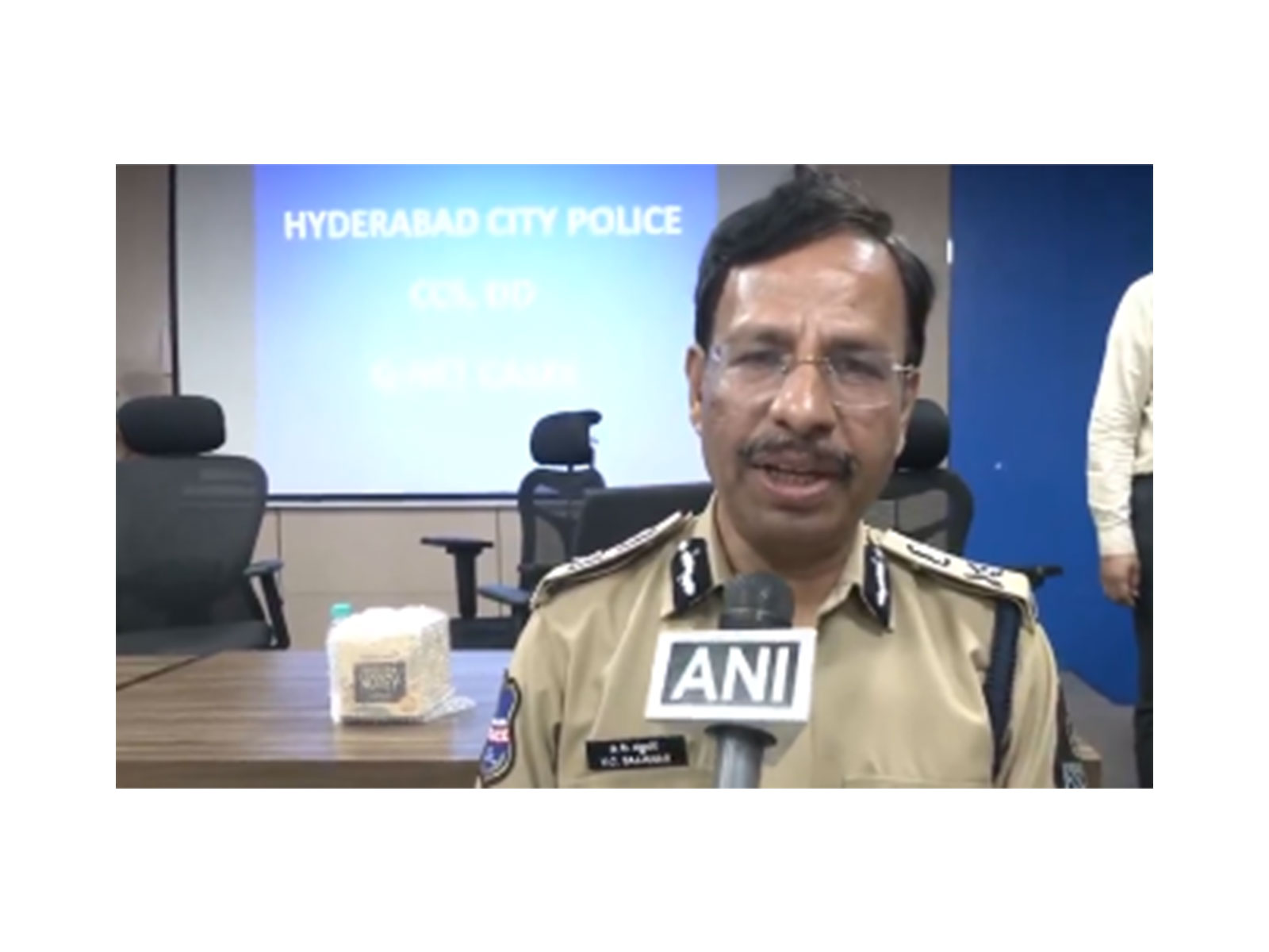 Hyderabad Commissioner of Police VC Sajjanar (File Photo/ANI)