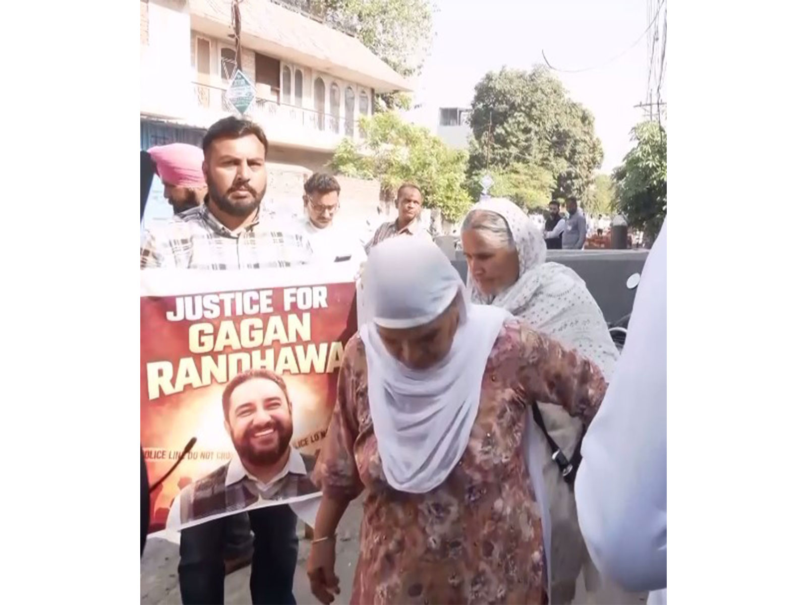 Family of Late Gagandeep Singh Randhawa (Photo/ANI)