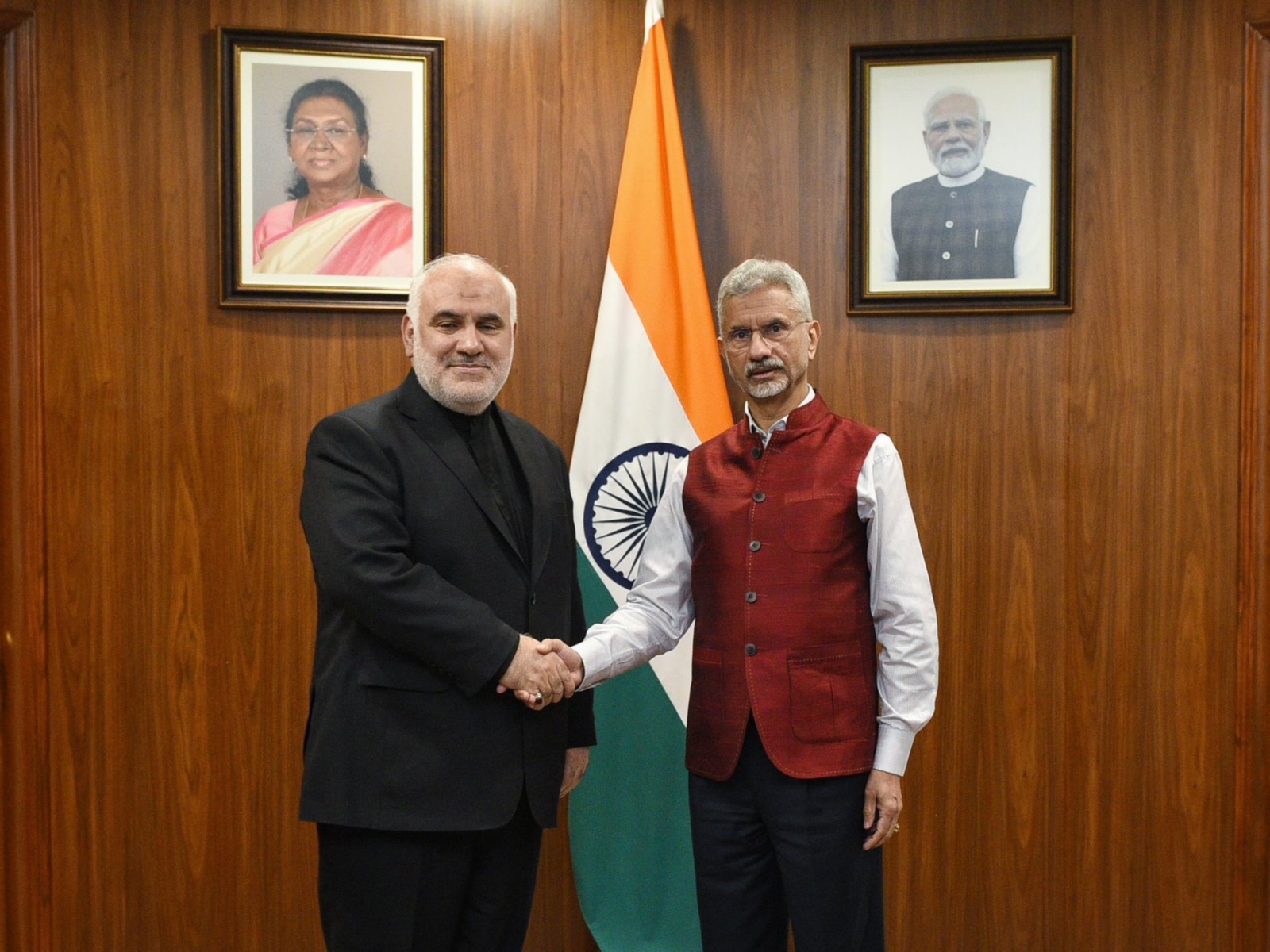 External Affairs Minister S Jaishankar meets Iran's Ambassador Mohammad Fathali (Photo: X/@DrSJaishankar)