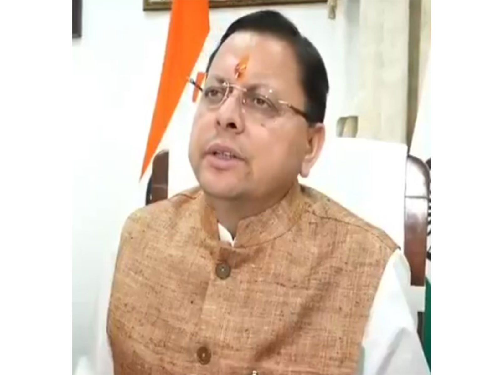 Uttarakhand CM Pushkar Singh Dhami (Photo/ANI)