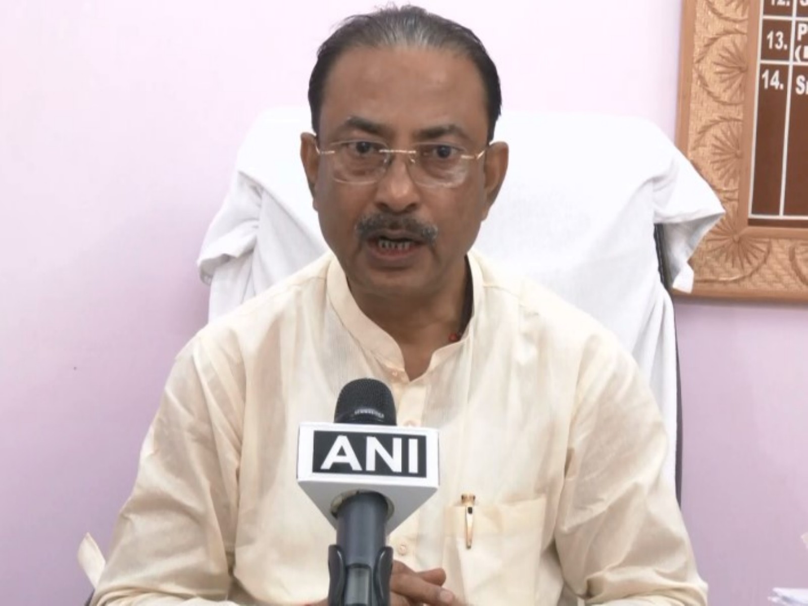 Tripura BJP president Rajib Bhattacharjee (Photo/ANI)