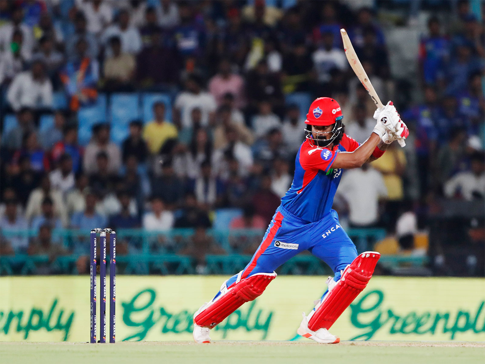 KL Rahul in action. (Photo: ANI)