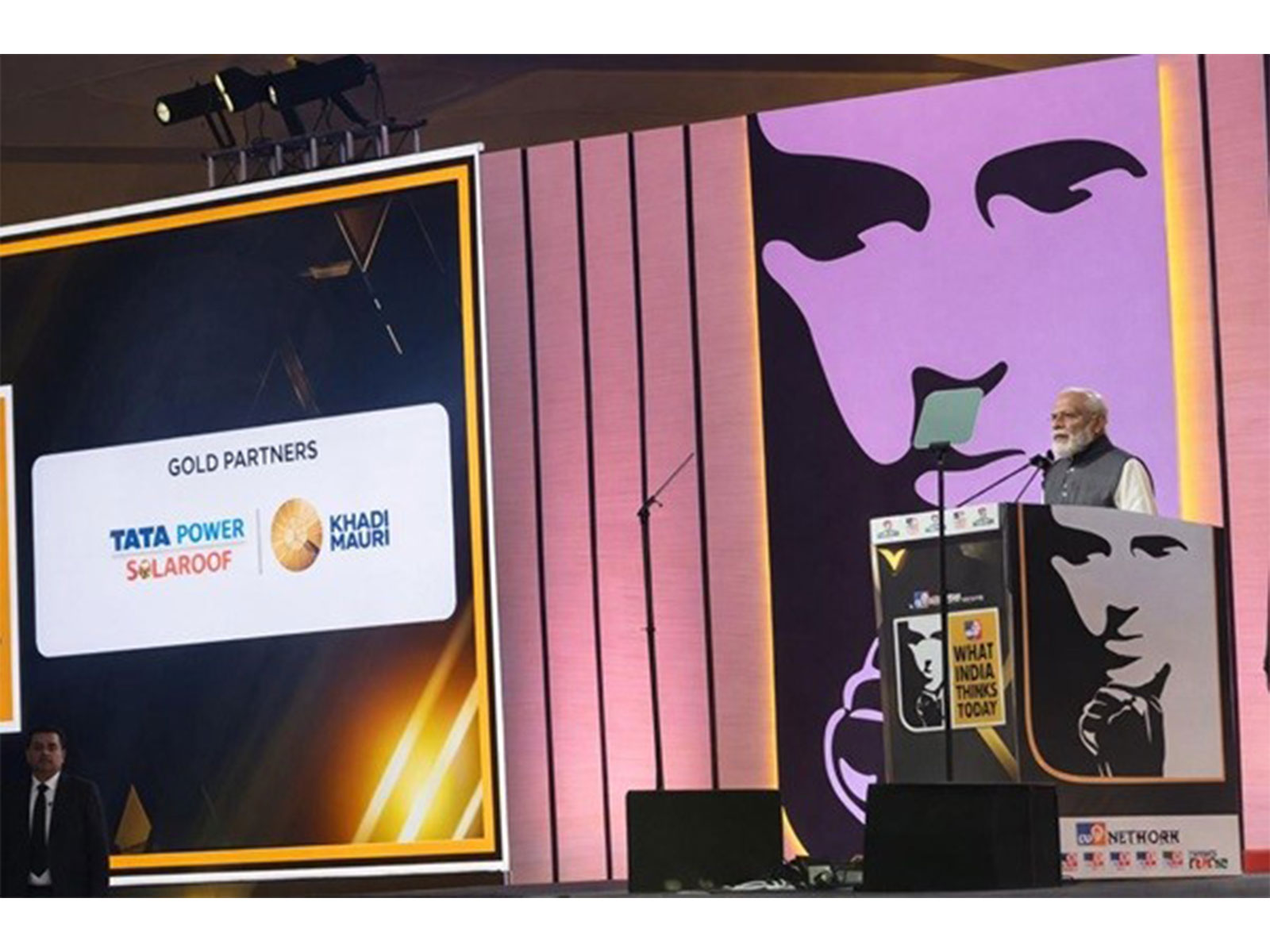 Khadi Mauri Shines as Gold Sponsor at "What India Thinks Today" Conclave in New Delhi