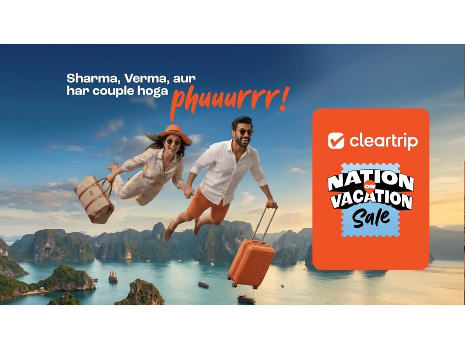 India's Biggest Travel Flex: Cleartrip's #NationOnVacation Sale is LIVE with Deals Starting from INR 999*